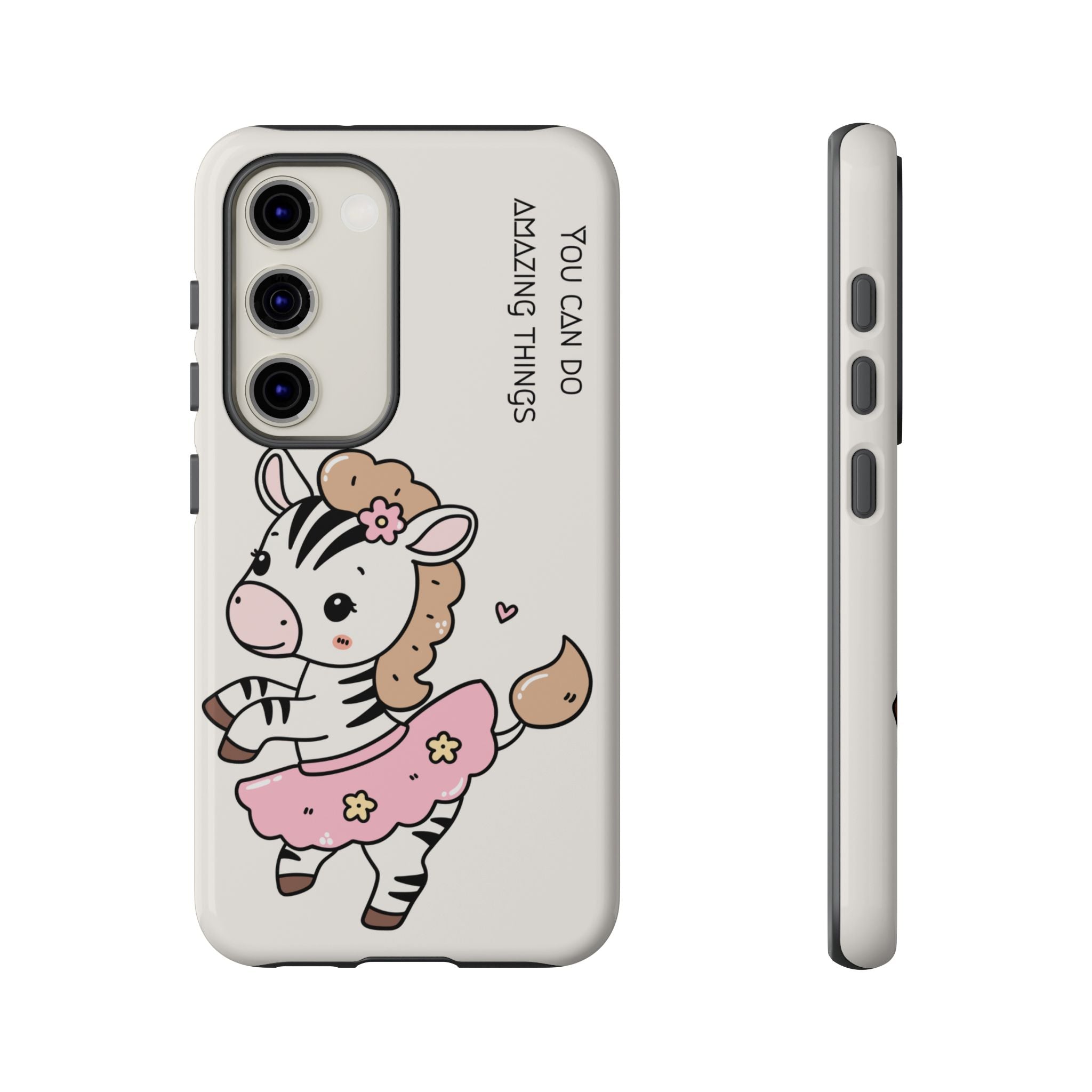 Ballerina tlf deksel zebra