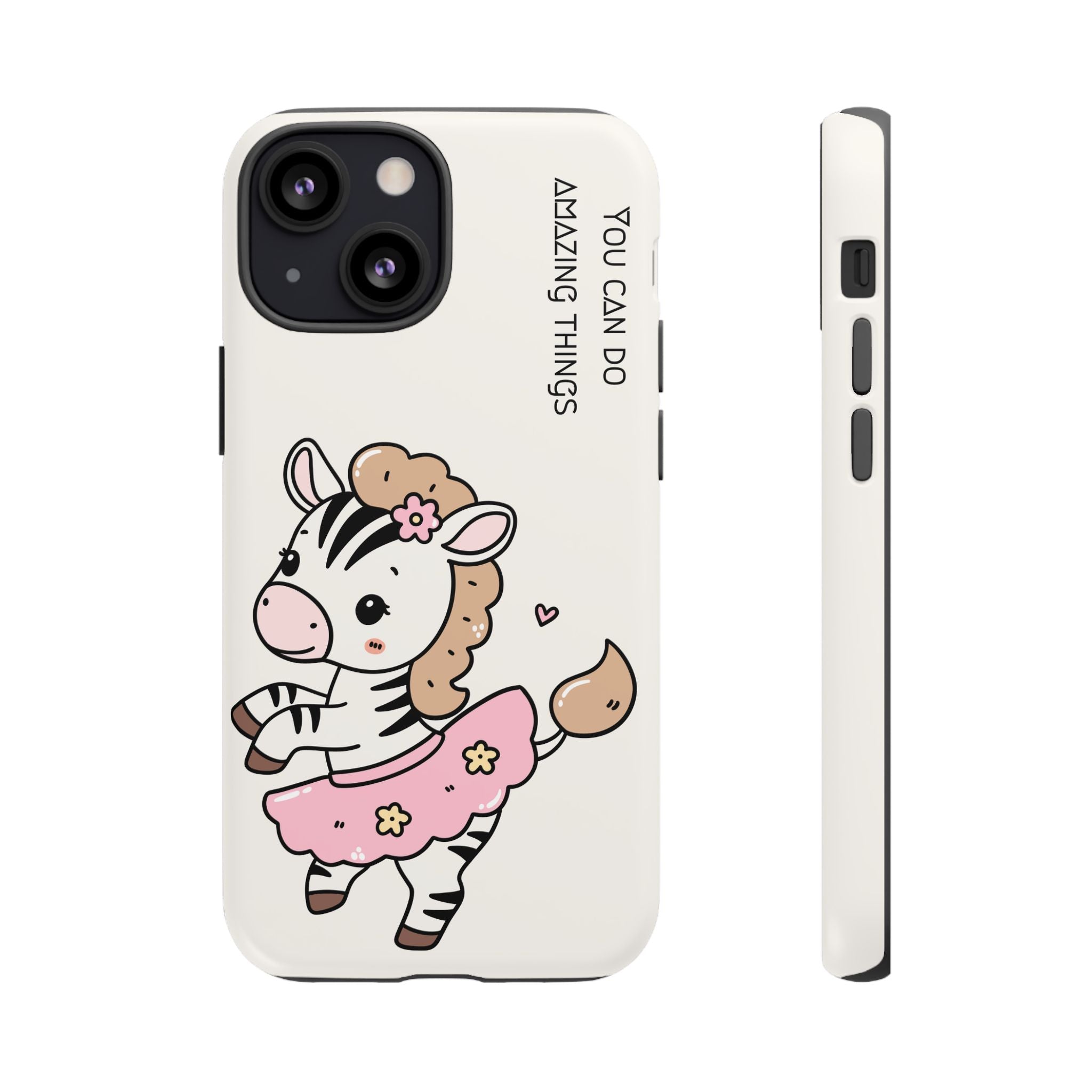 Ballerina tlf deksel zebra