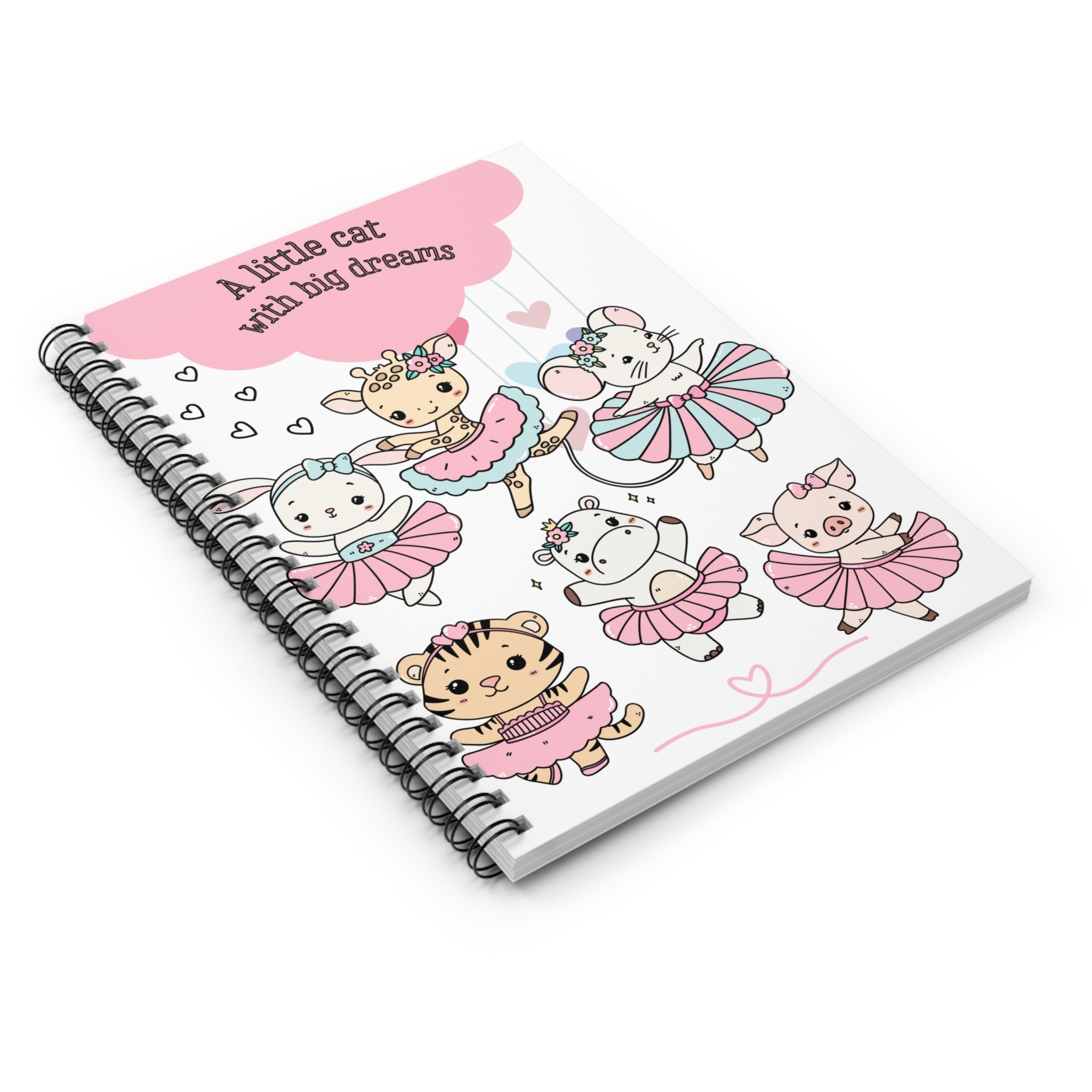 Søt ballerina Spiral notatbok