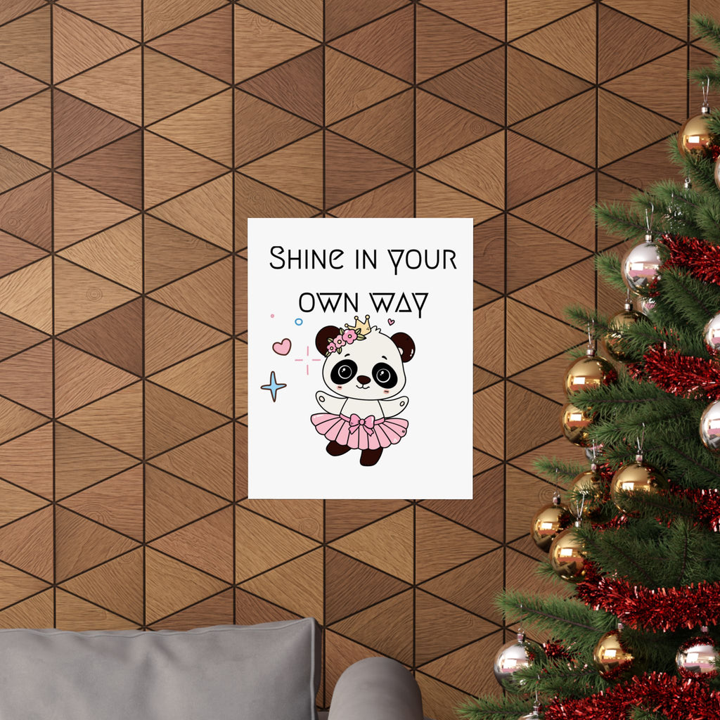 Ballerina poster panda