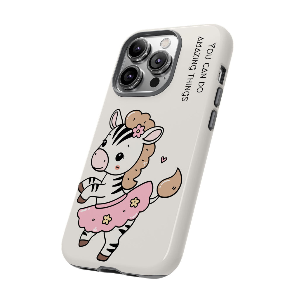 Ballerina tlf deksel zebra