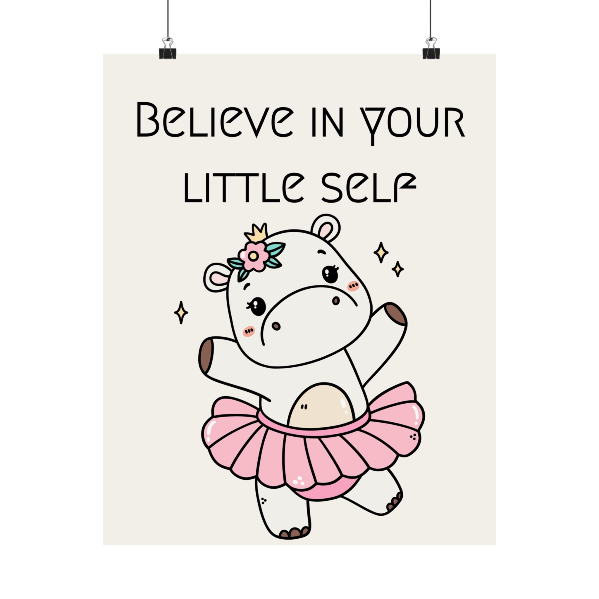 Ballerina Poster flodhest