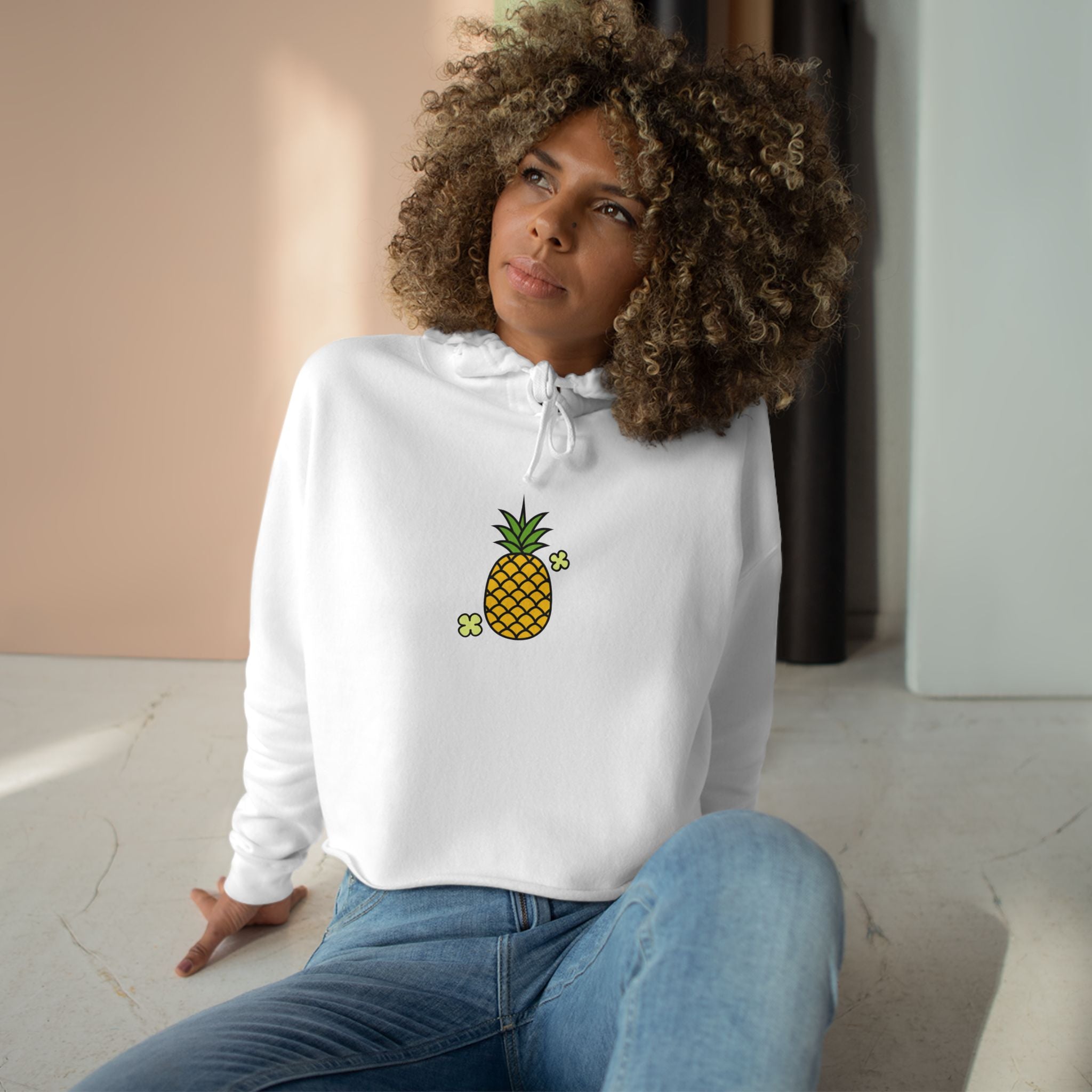 Summer mood ananas crop genser