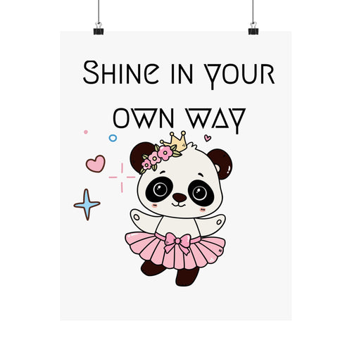 Ballerina poster panda