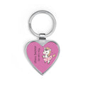 Hjerte motivasjon nøkkelring