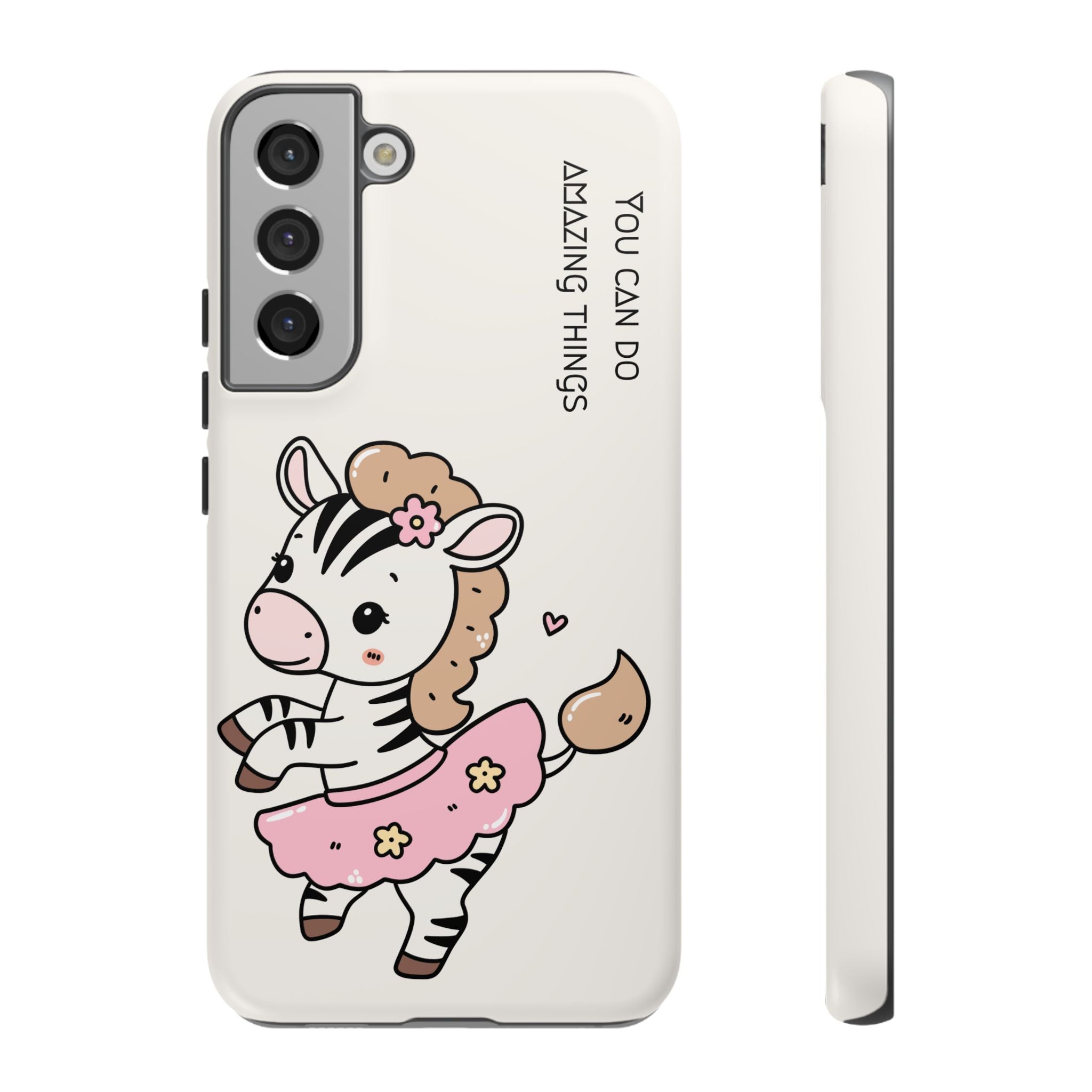 Ballerina tlf deksel zebra