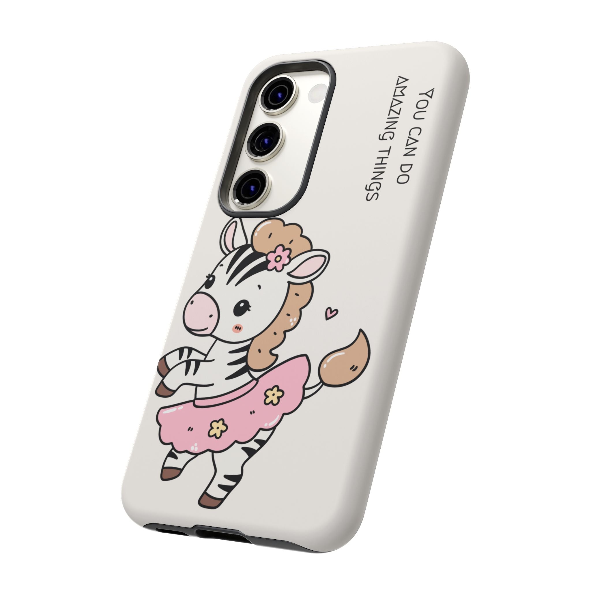 Ballerina tlf deksel zebra