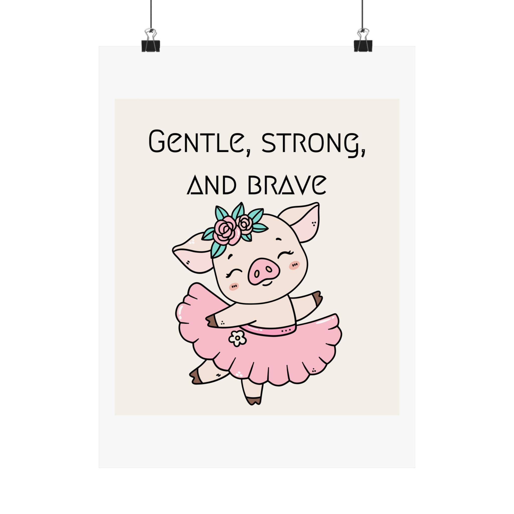 Ballerina Poster gris