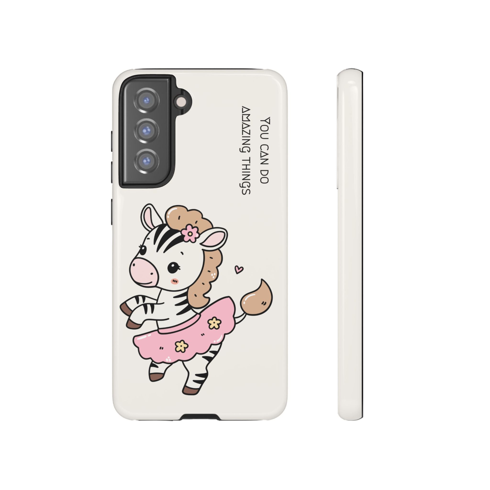 Ballerina tlf deksel zebra