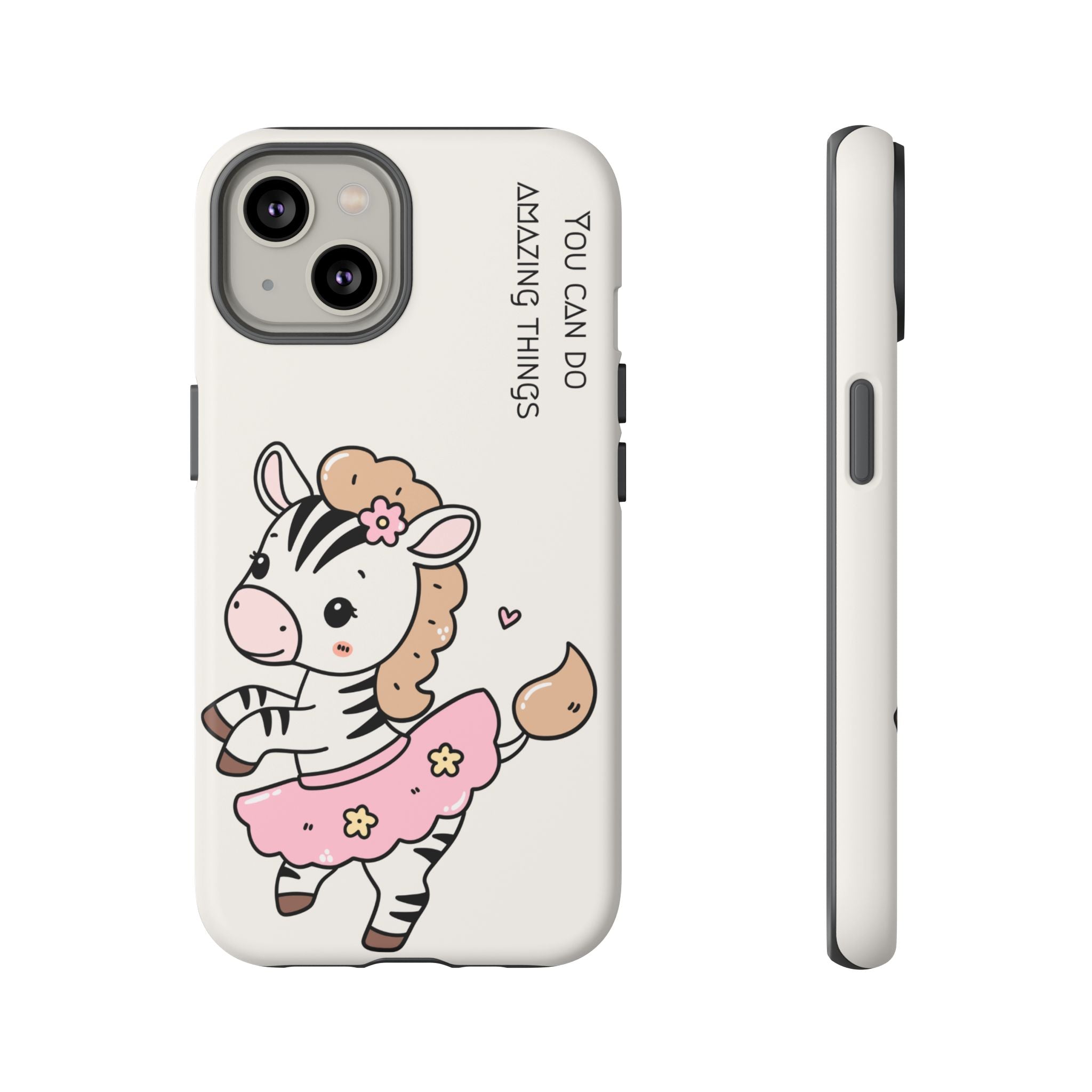 Ballerina tlf deksel zebra