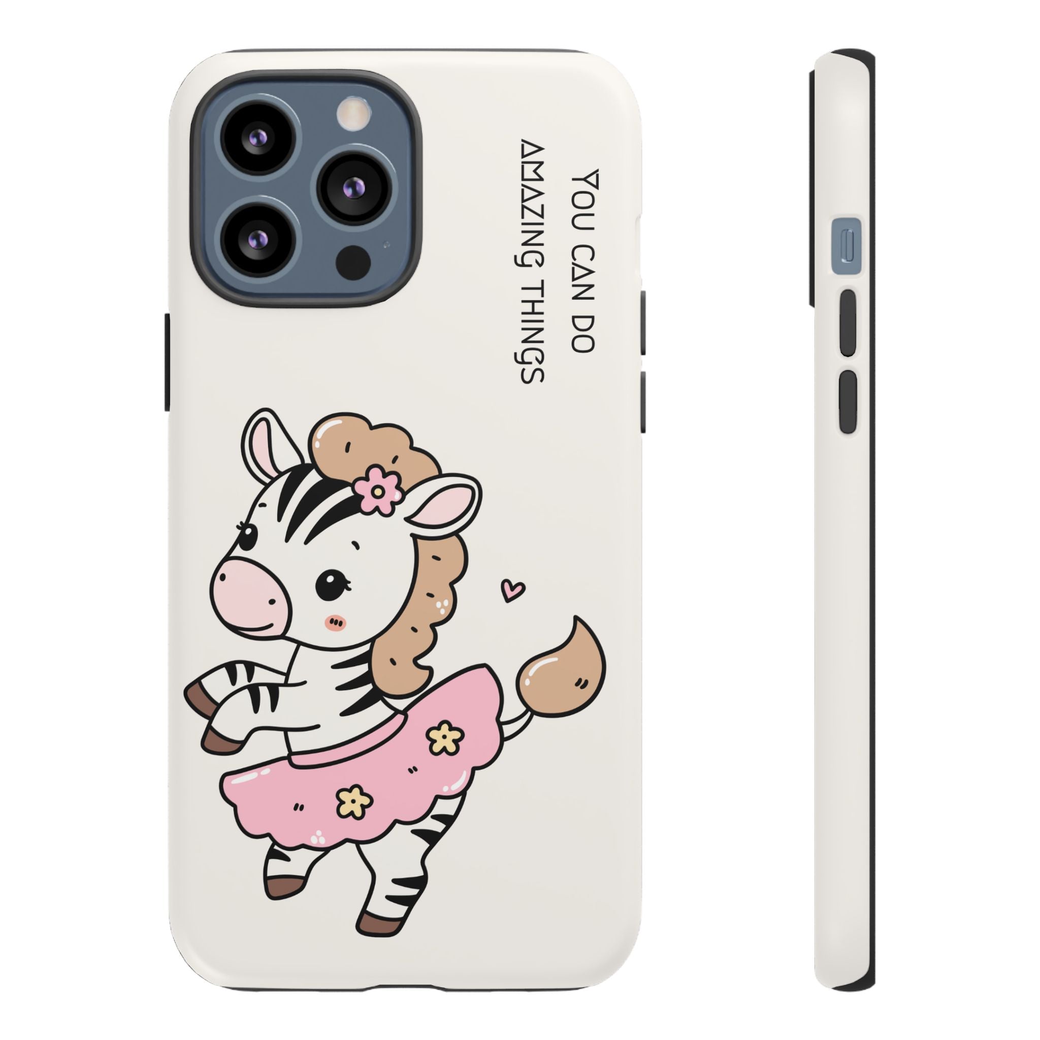 Ballerina tlf deksel zebra