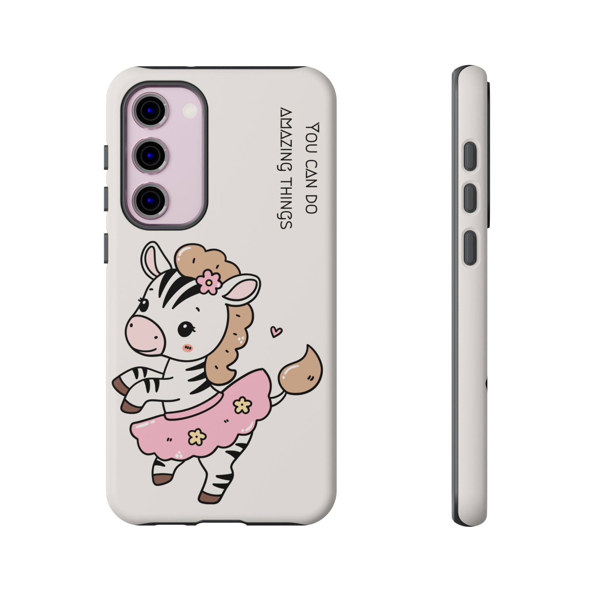 Ballerina tlf deksel zebra