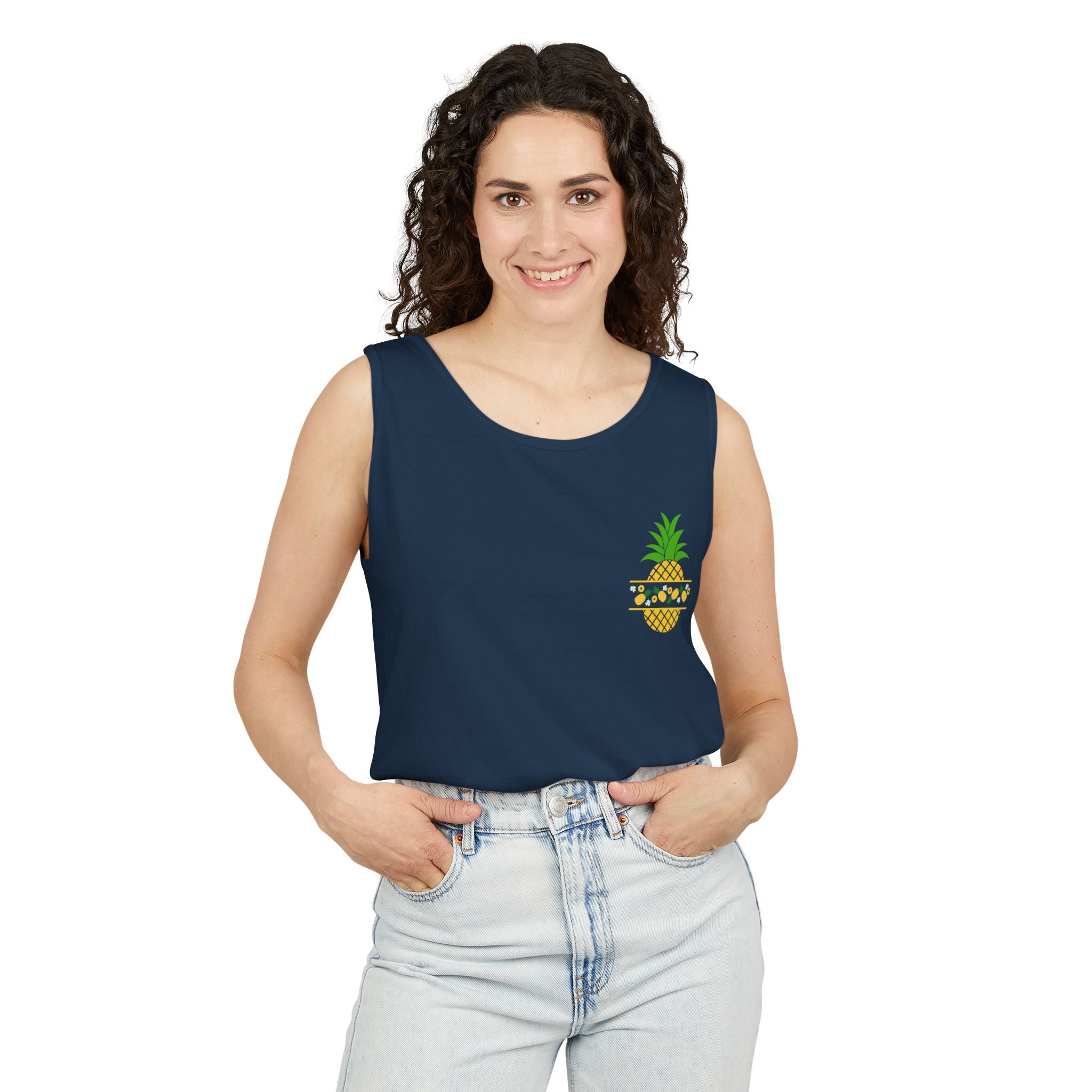 Summer Mood Tank Top ananas