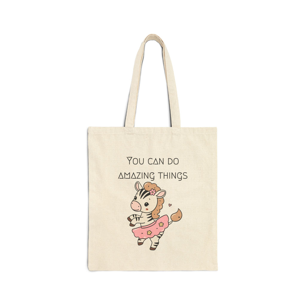 Ballerina Tote Bag zebra