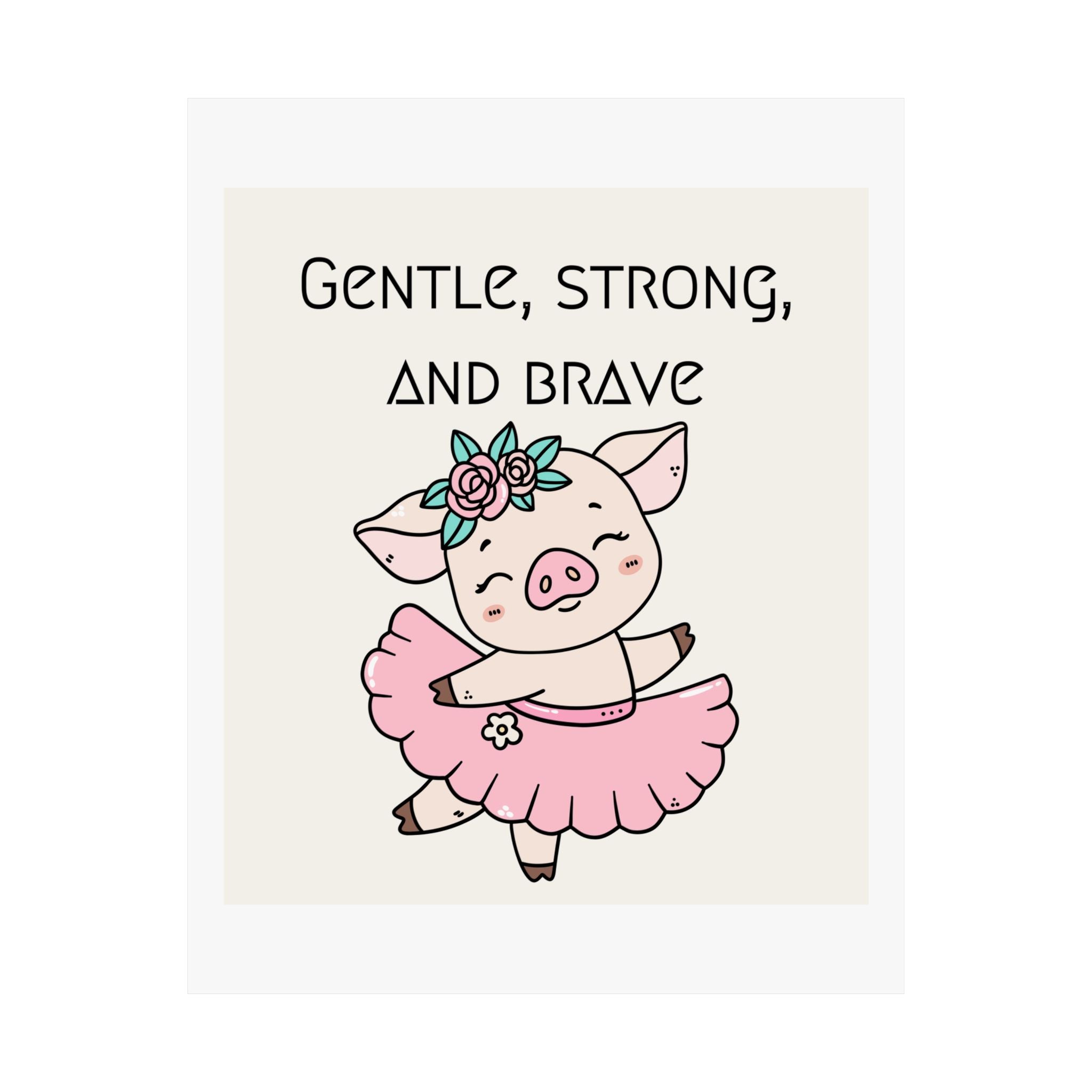 Ballerina Poster gris