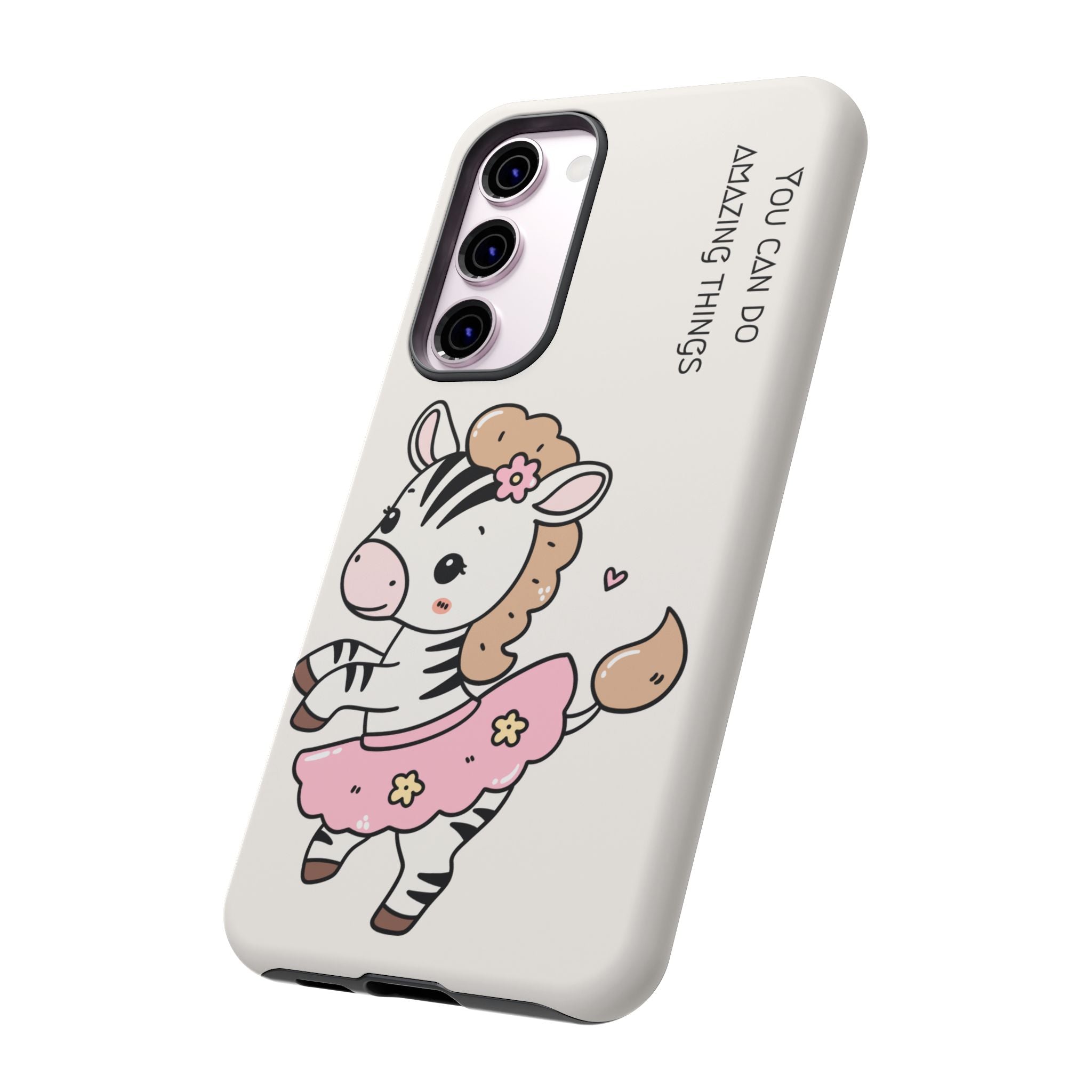 Ballerina tlf deksel zebra