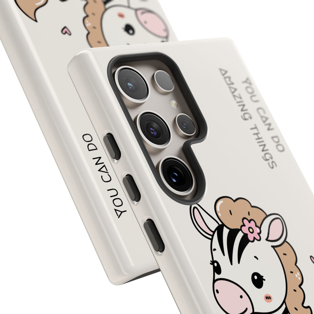 Ballerina tlf deksel zebra