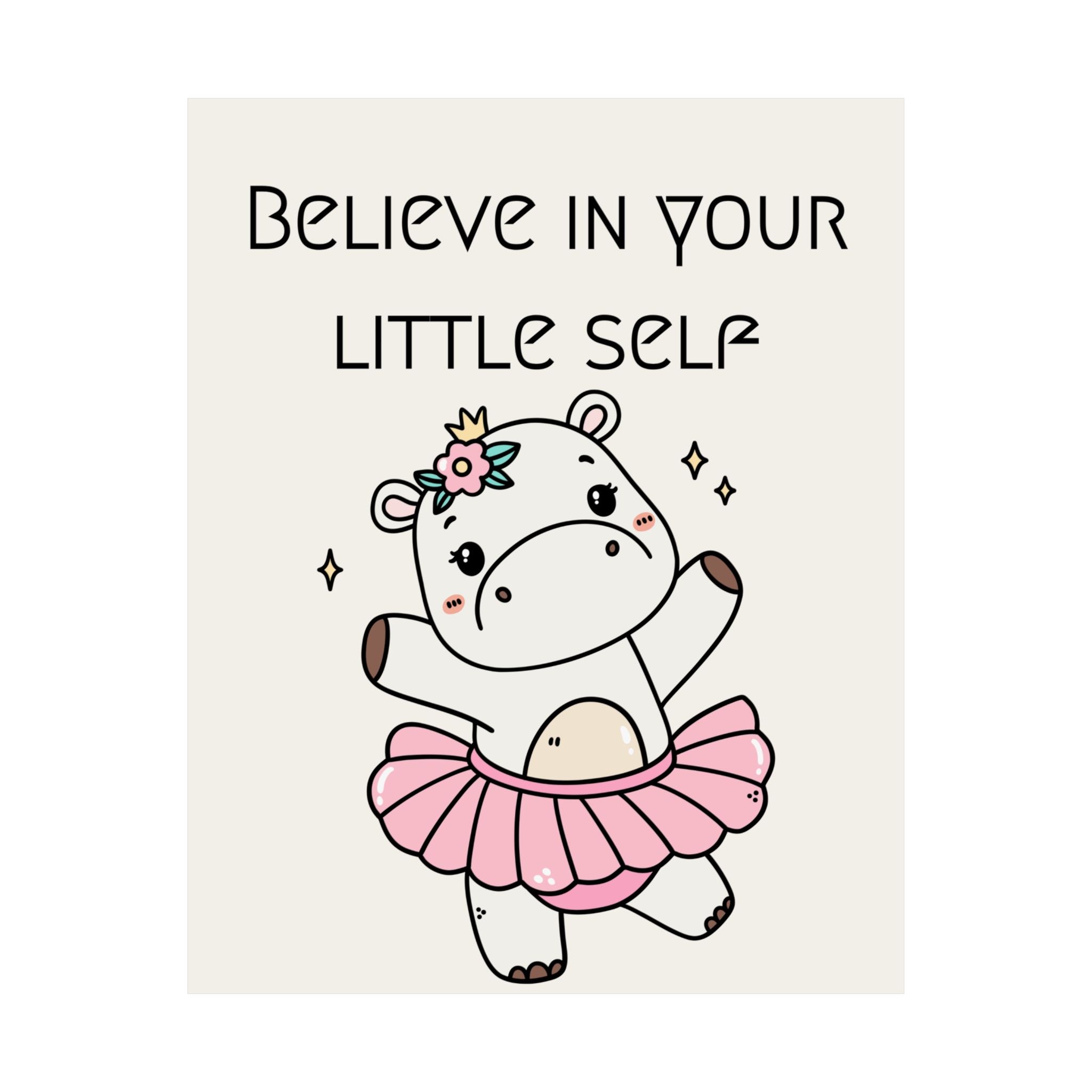 Ballerina Poster flodhest