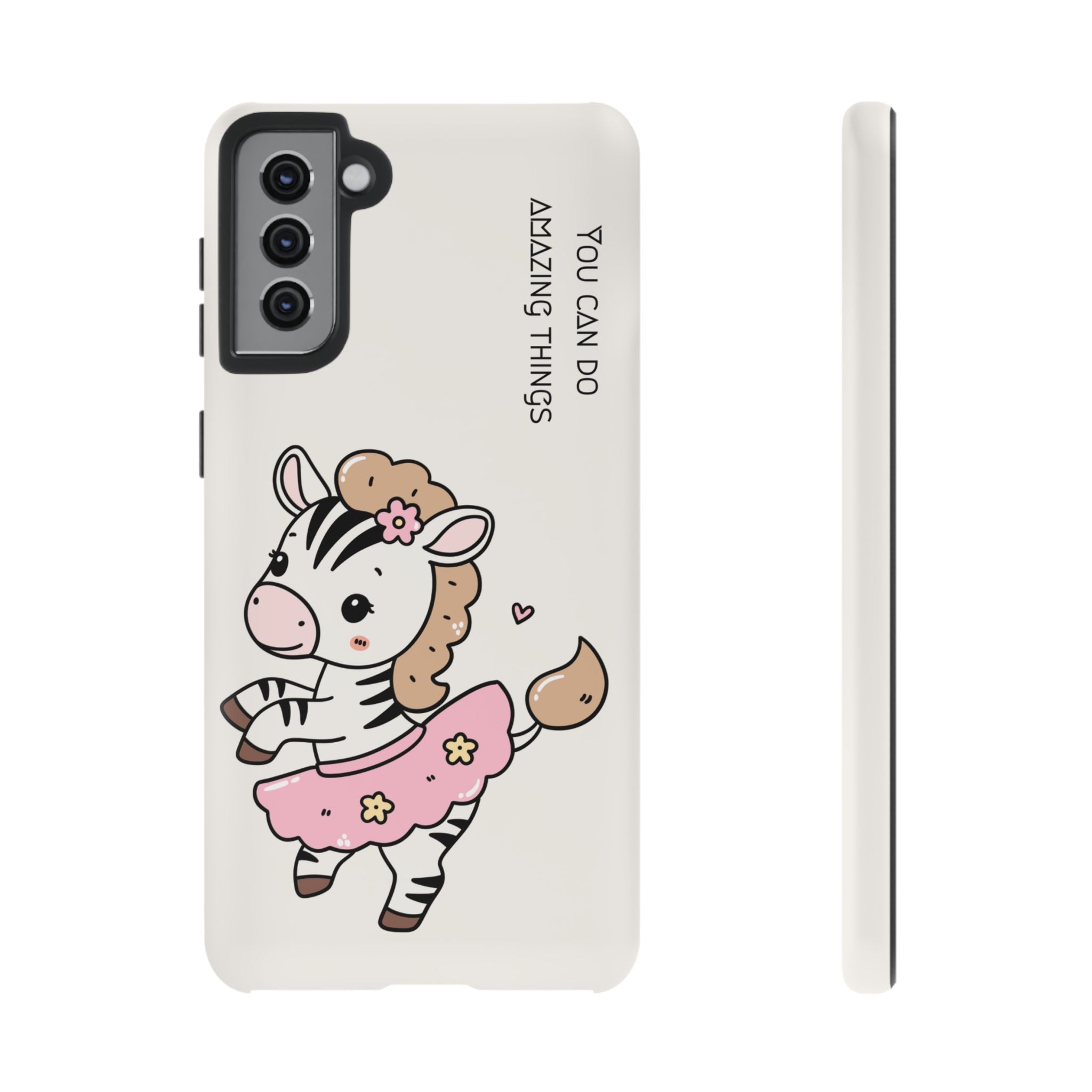 Ballerina tlf deksel zebra