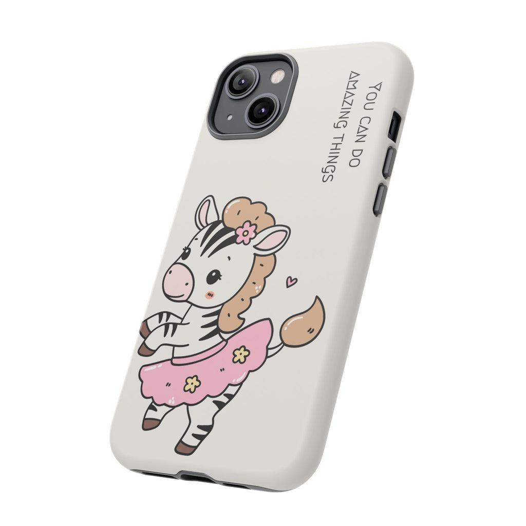 Ballerina tlf deksel zebra