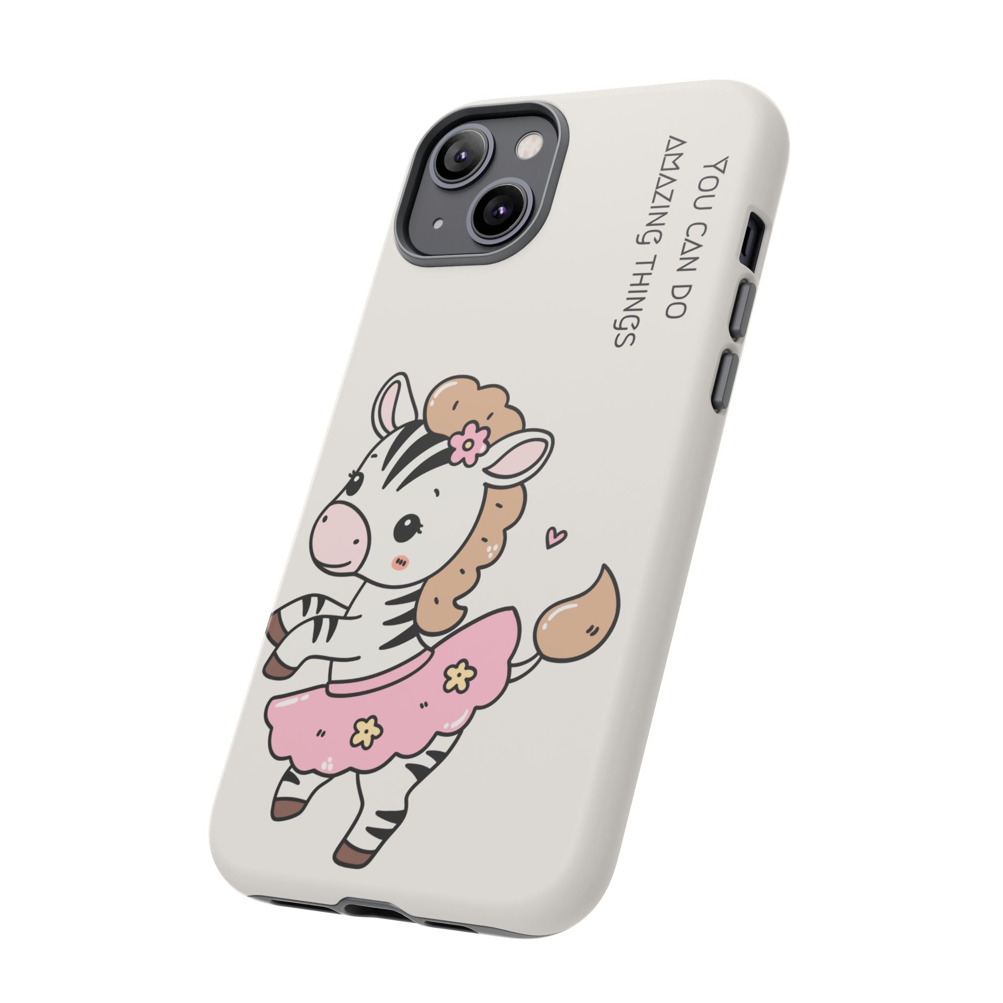 Ballerina tlf deksel zebra