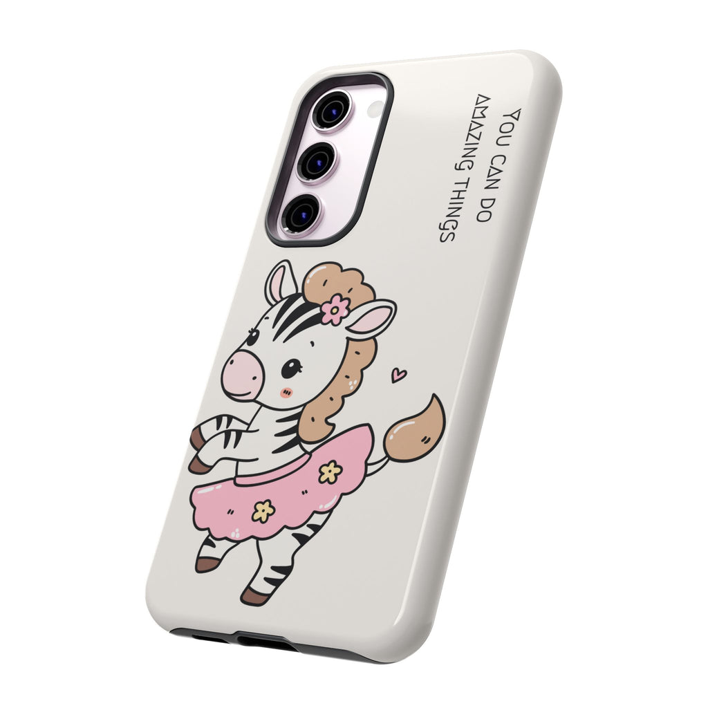 Ballerina tlf deksel zebra