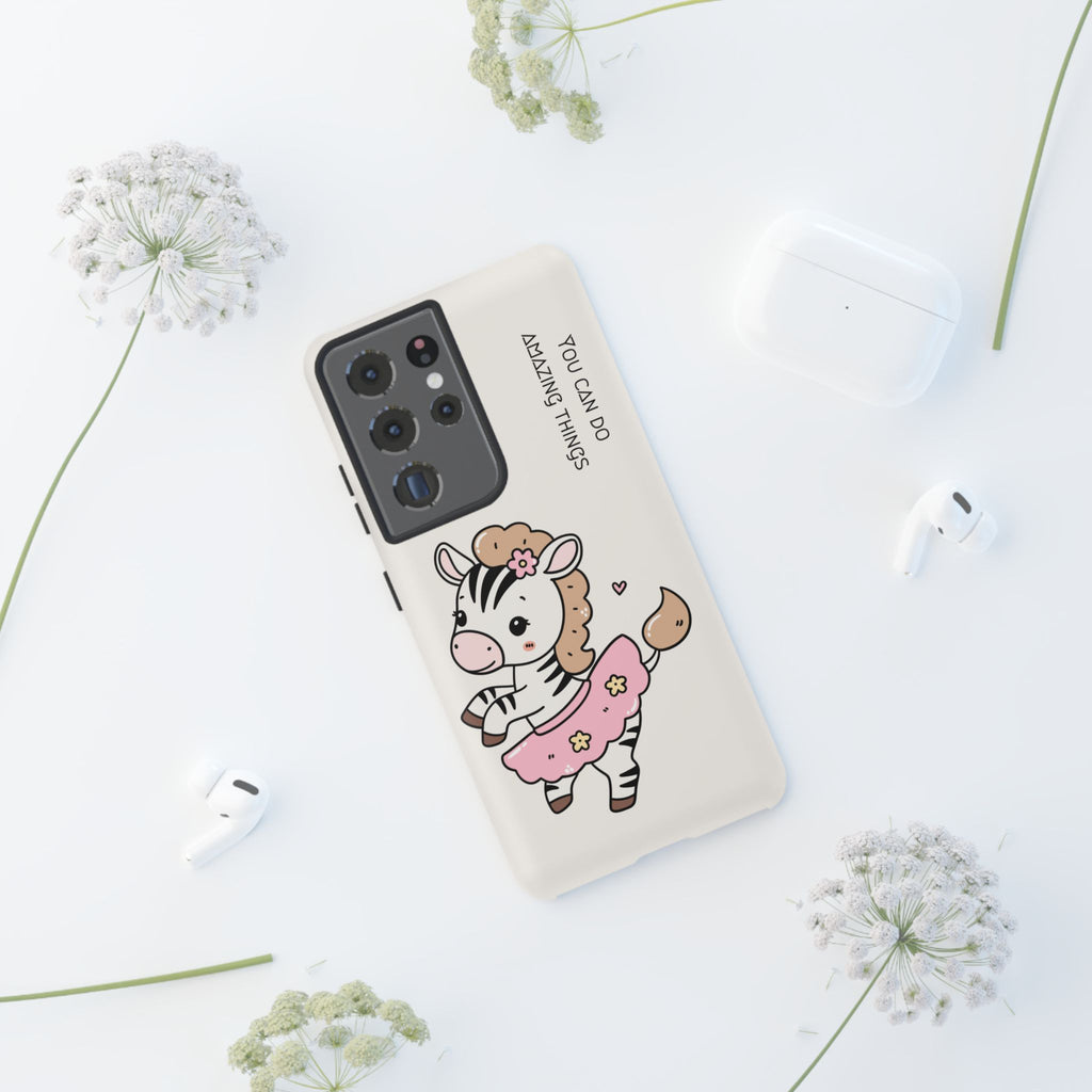 Ballerina tlf deksel zebra