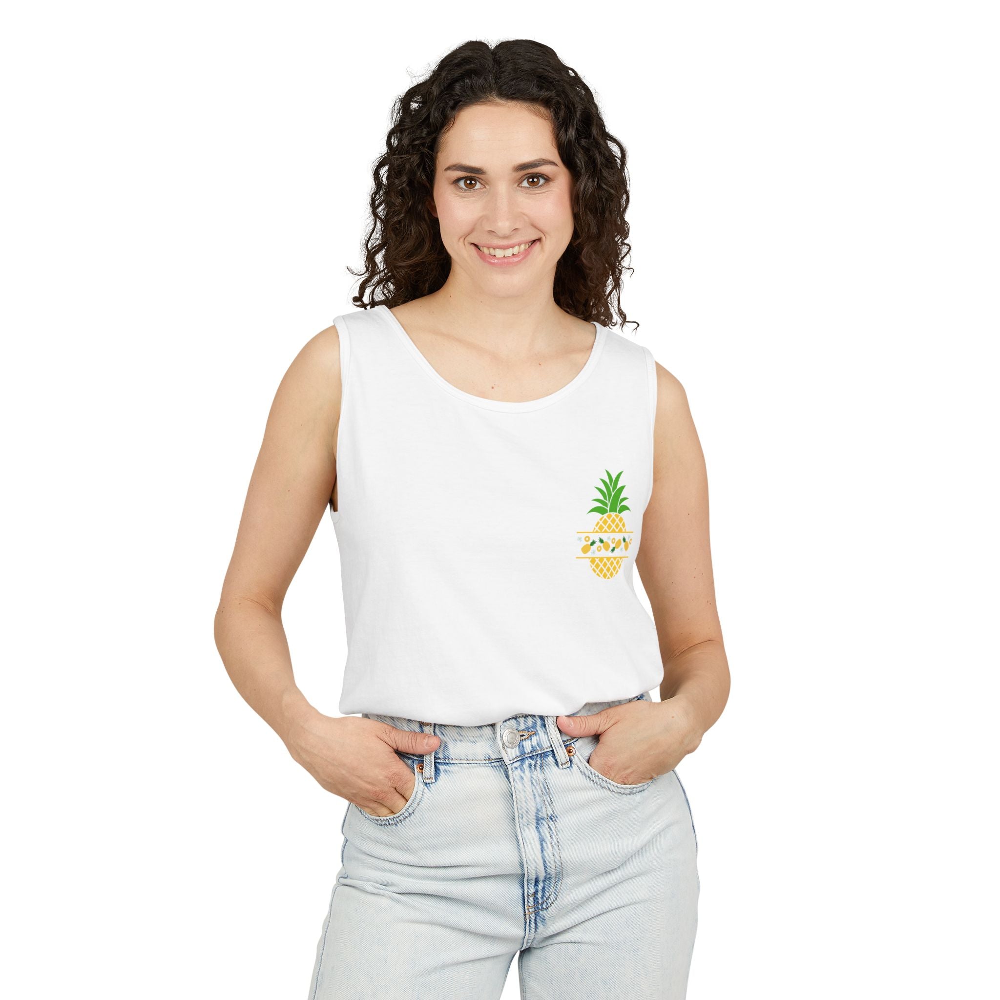 Summer Mood Tank Top ananas
