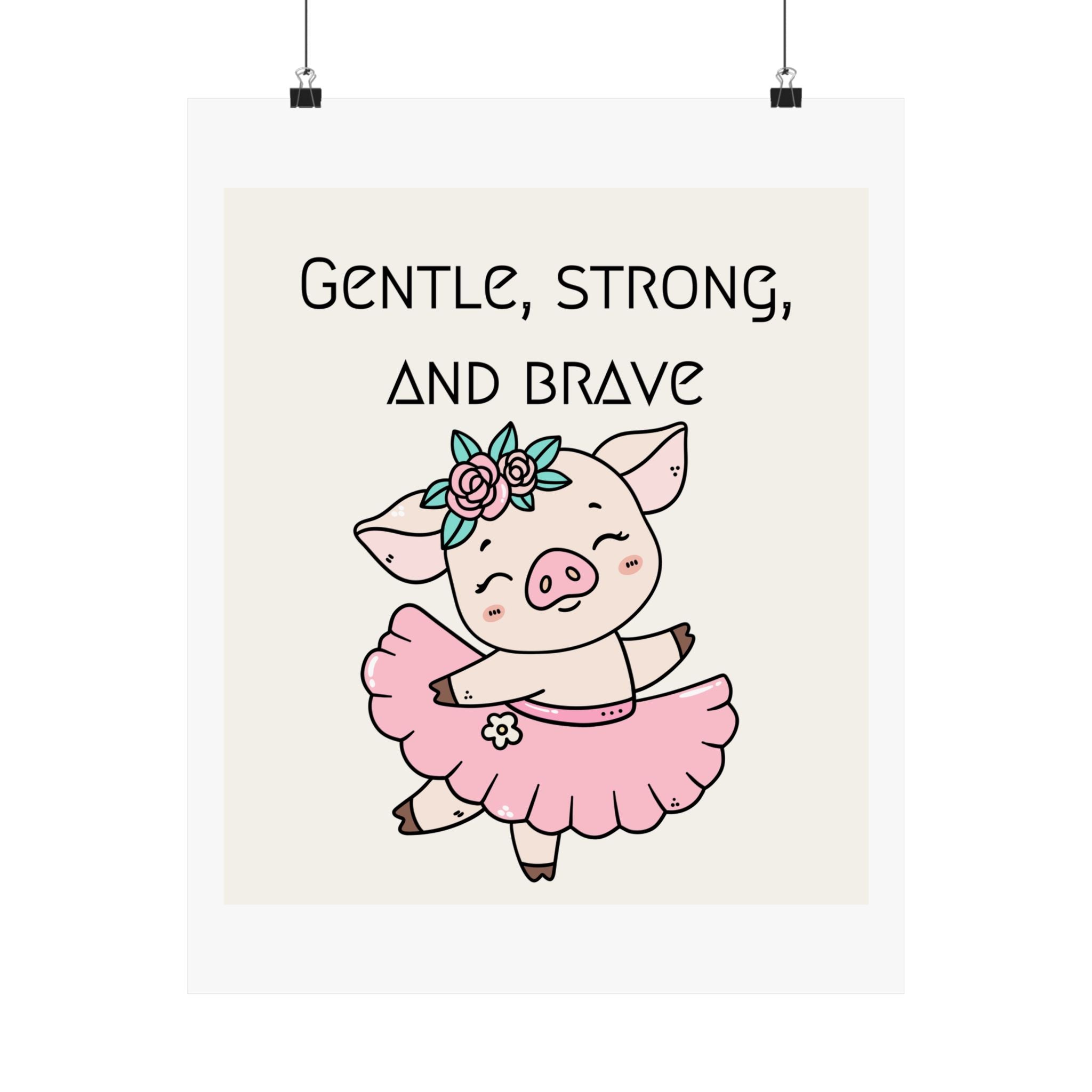 Ballerina Poster gris