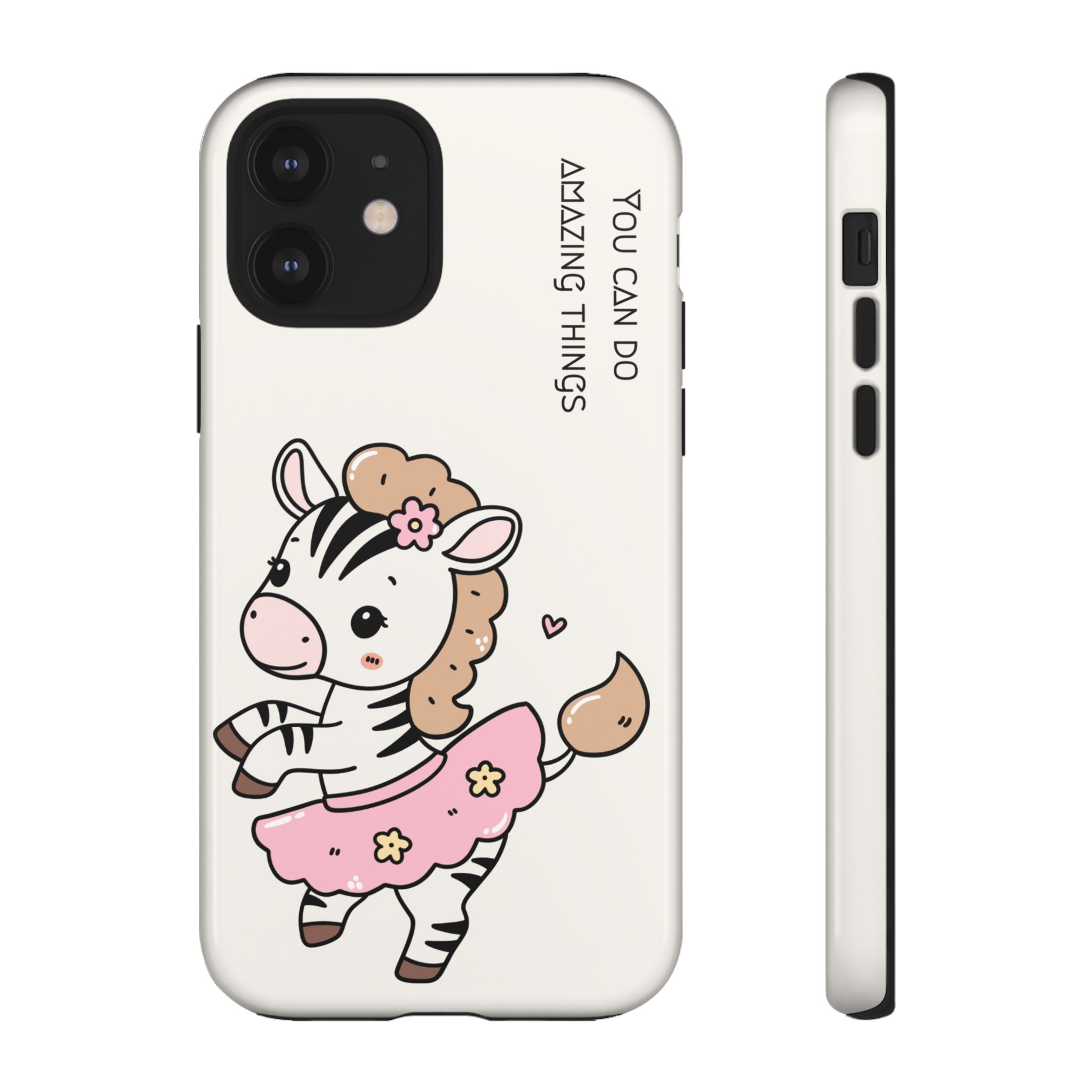 Ballerina tlf deksel zebra