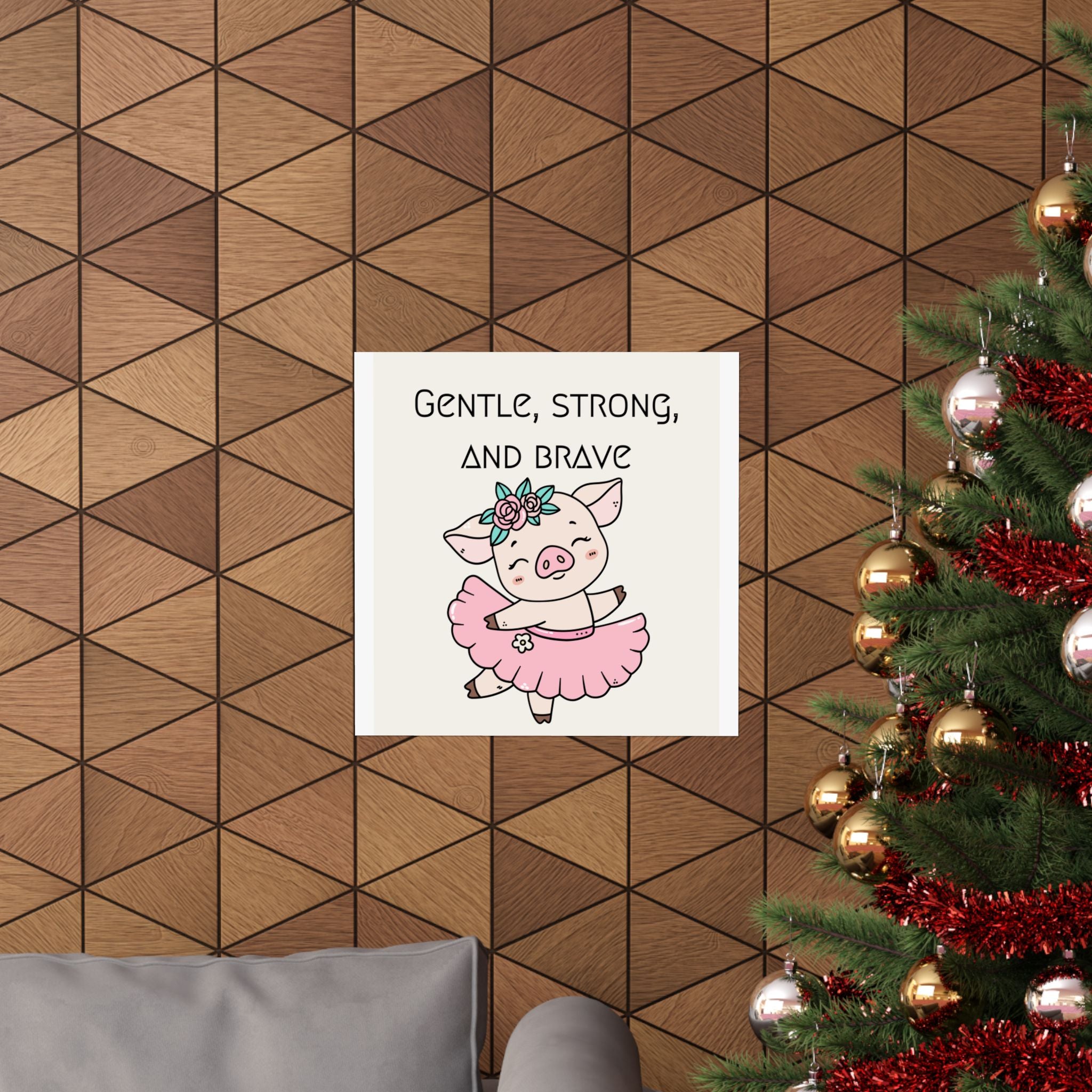 Ballerina Poster gris