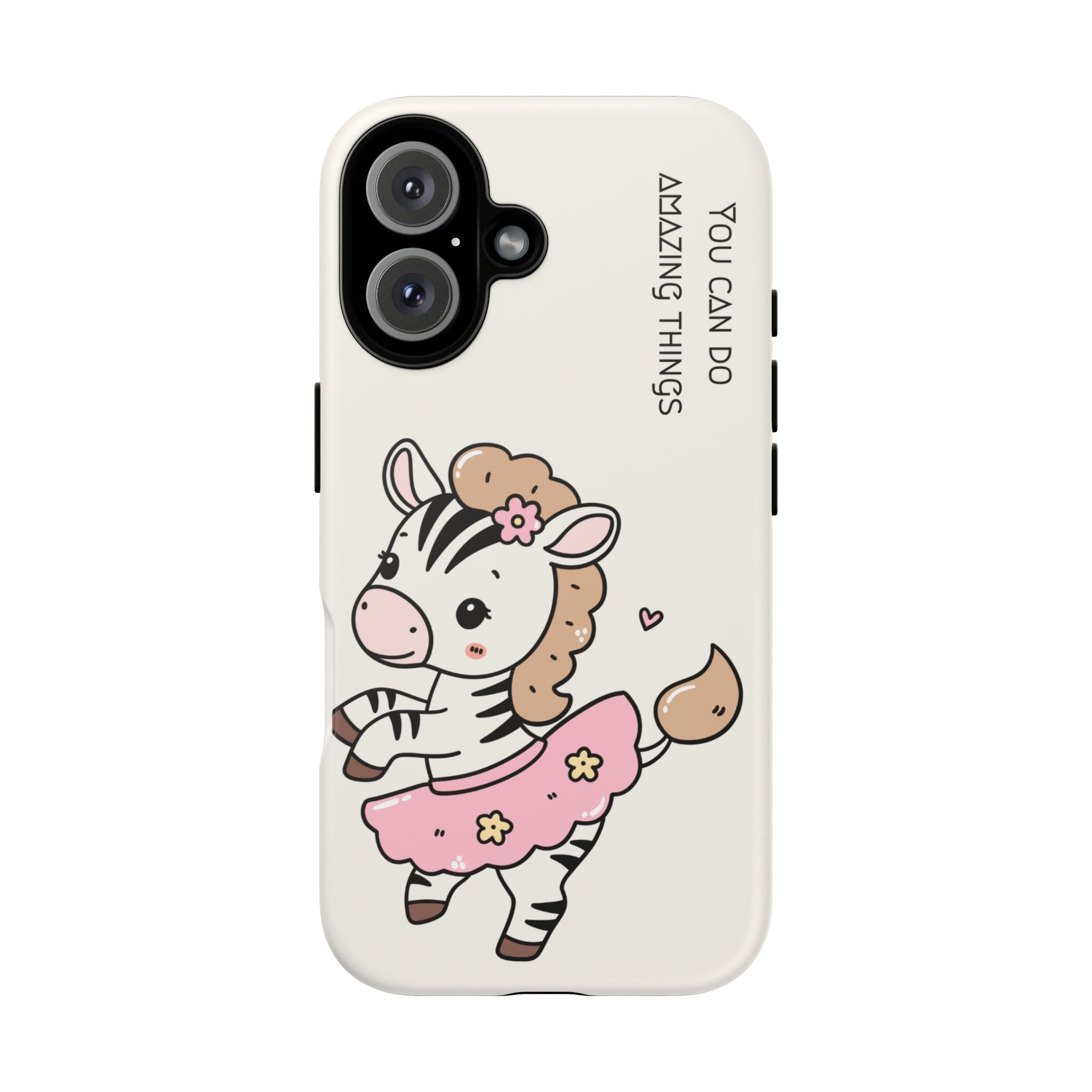 Ballerina tlf deksel zebra