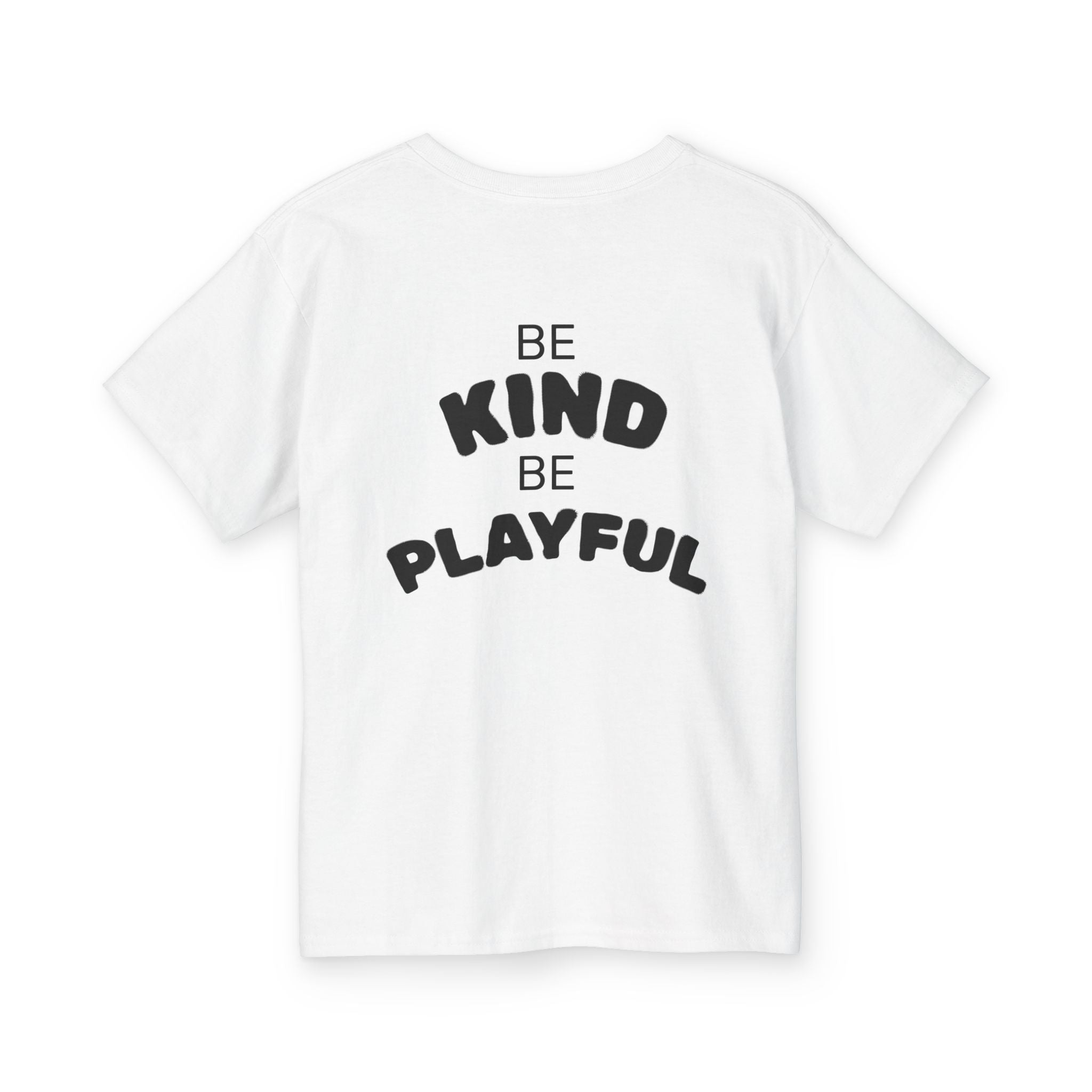 Ballerina barne t-skjorte med skrift på ryggen