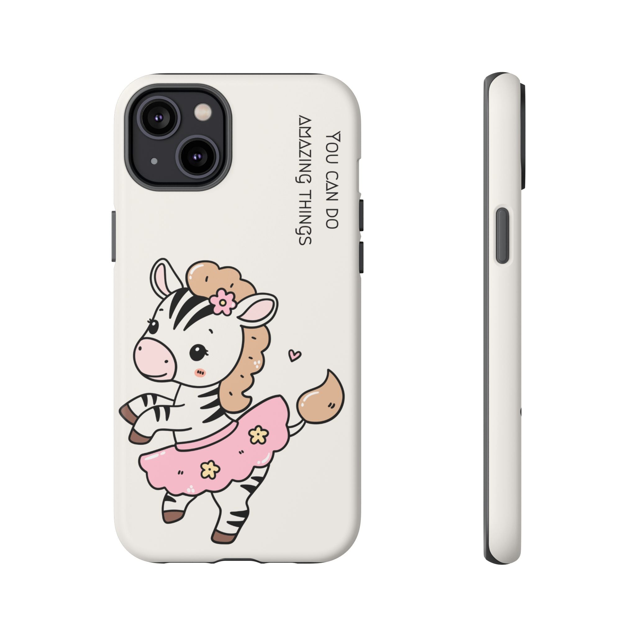 Ballerina tlf deksel zebra