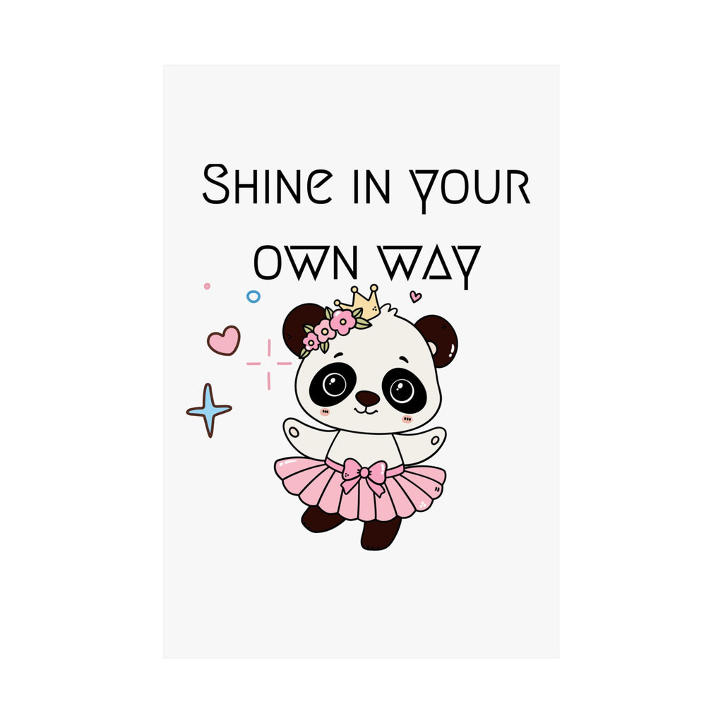 Ballerina poster panda