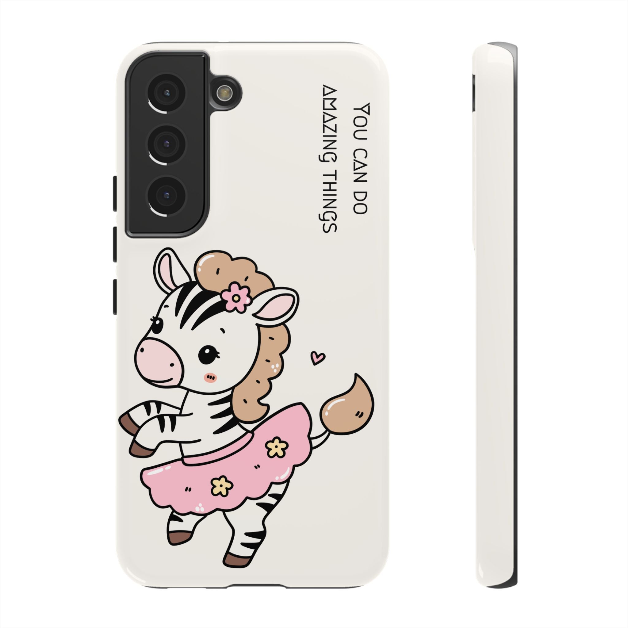 Ballerina tlf deksel zebra
