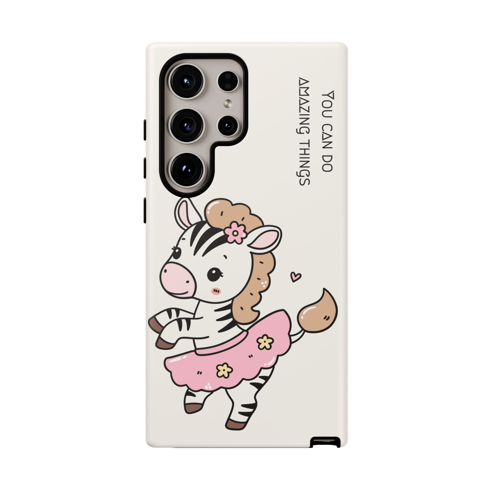 Ballerina tlf deksel zebra