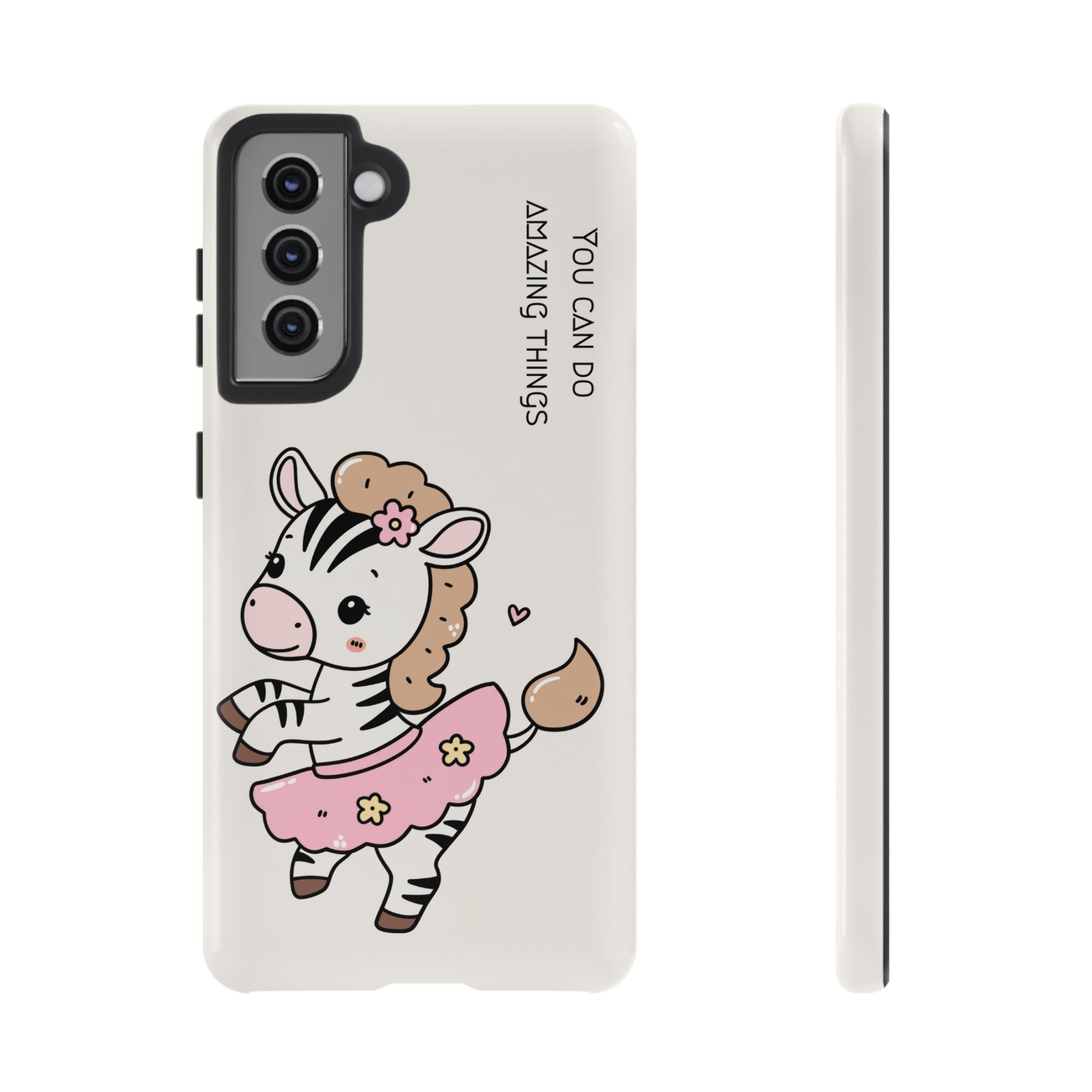 Ballerina tlf deksel zebra