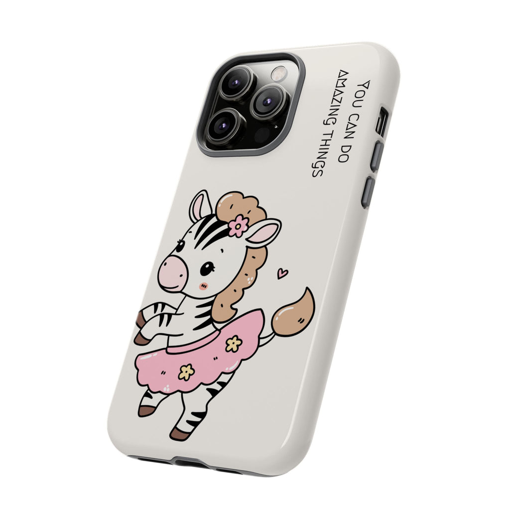 Ballerina tlf deksel zebra