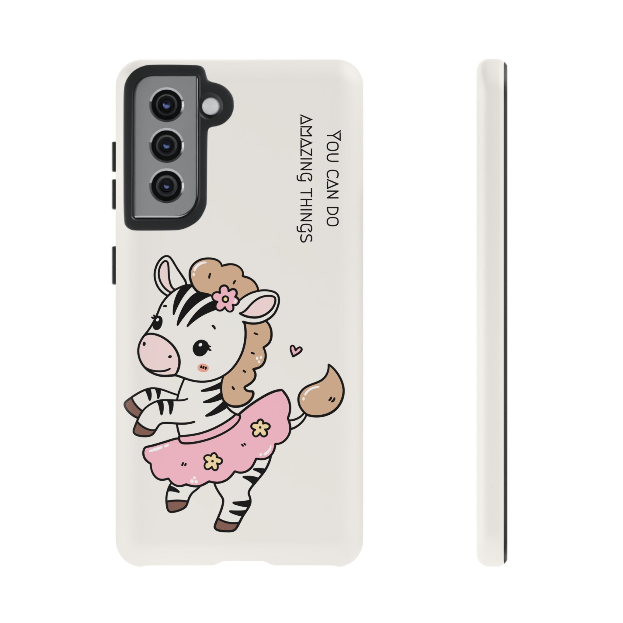 Ballerina tlf deksel zebra