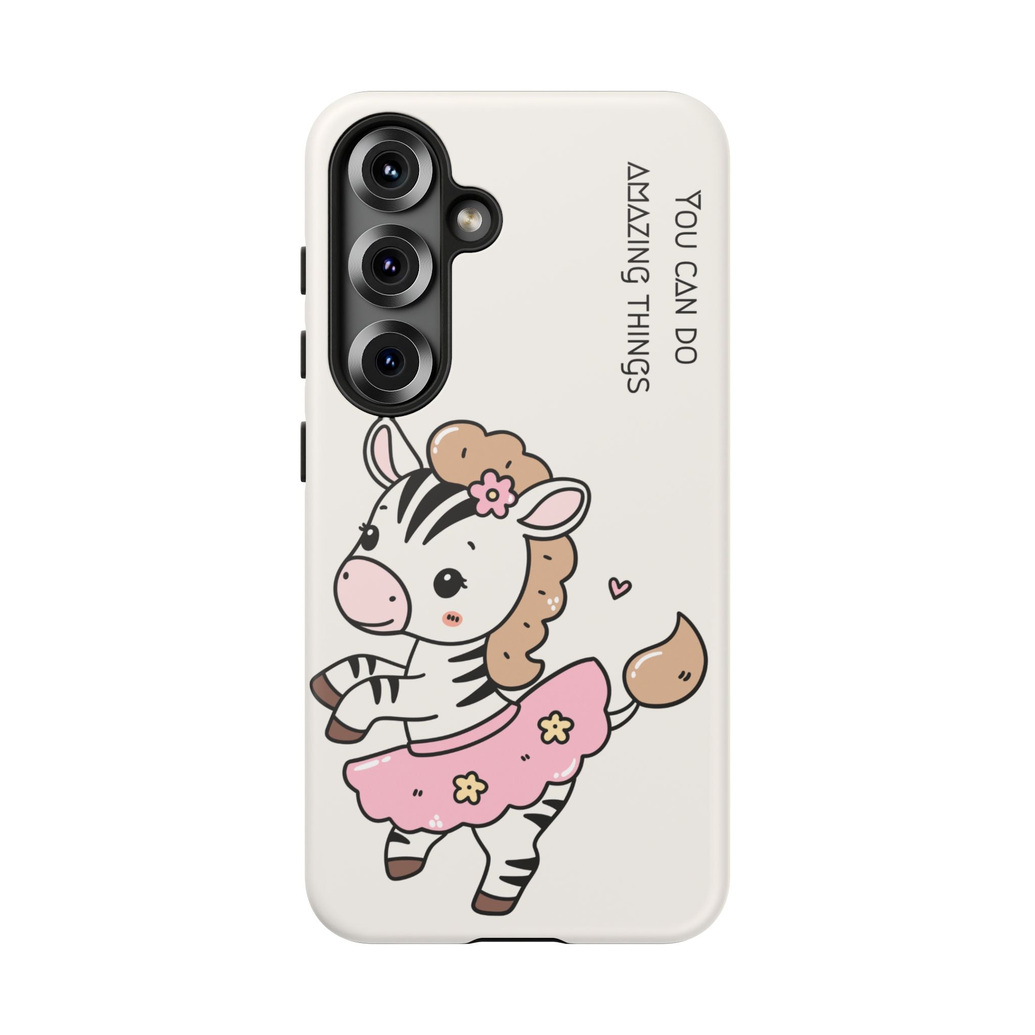 Ballerina tlf deksel zebra