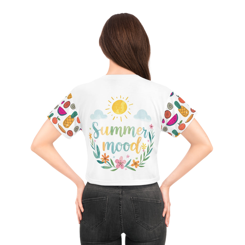 Summer Mood  Crop Top