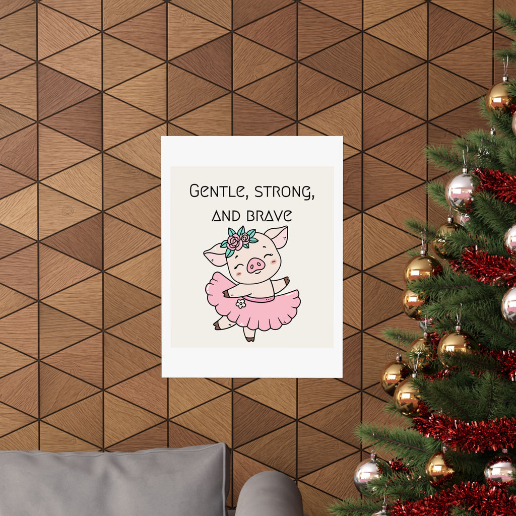 Ballerina Poster gris