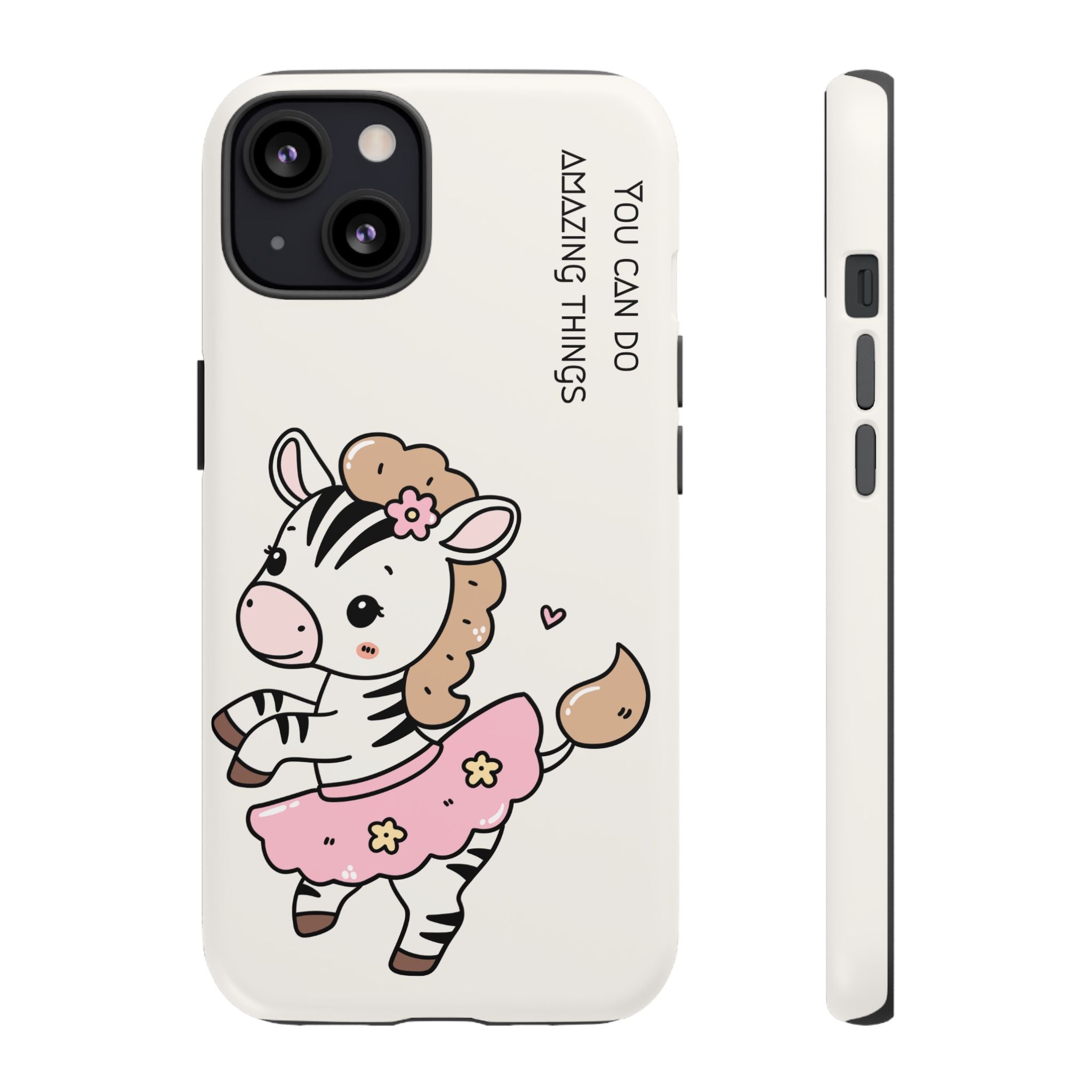 Ballerina tlf deksel zebra