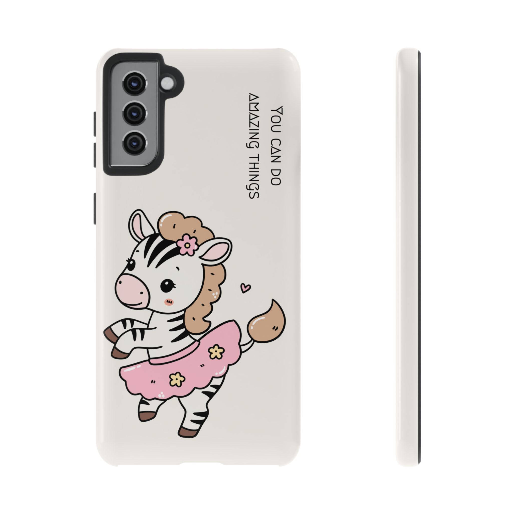 Ballerina tlf deksel zebra