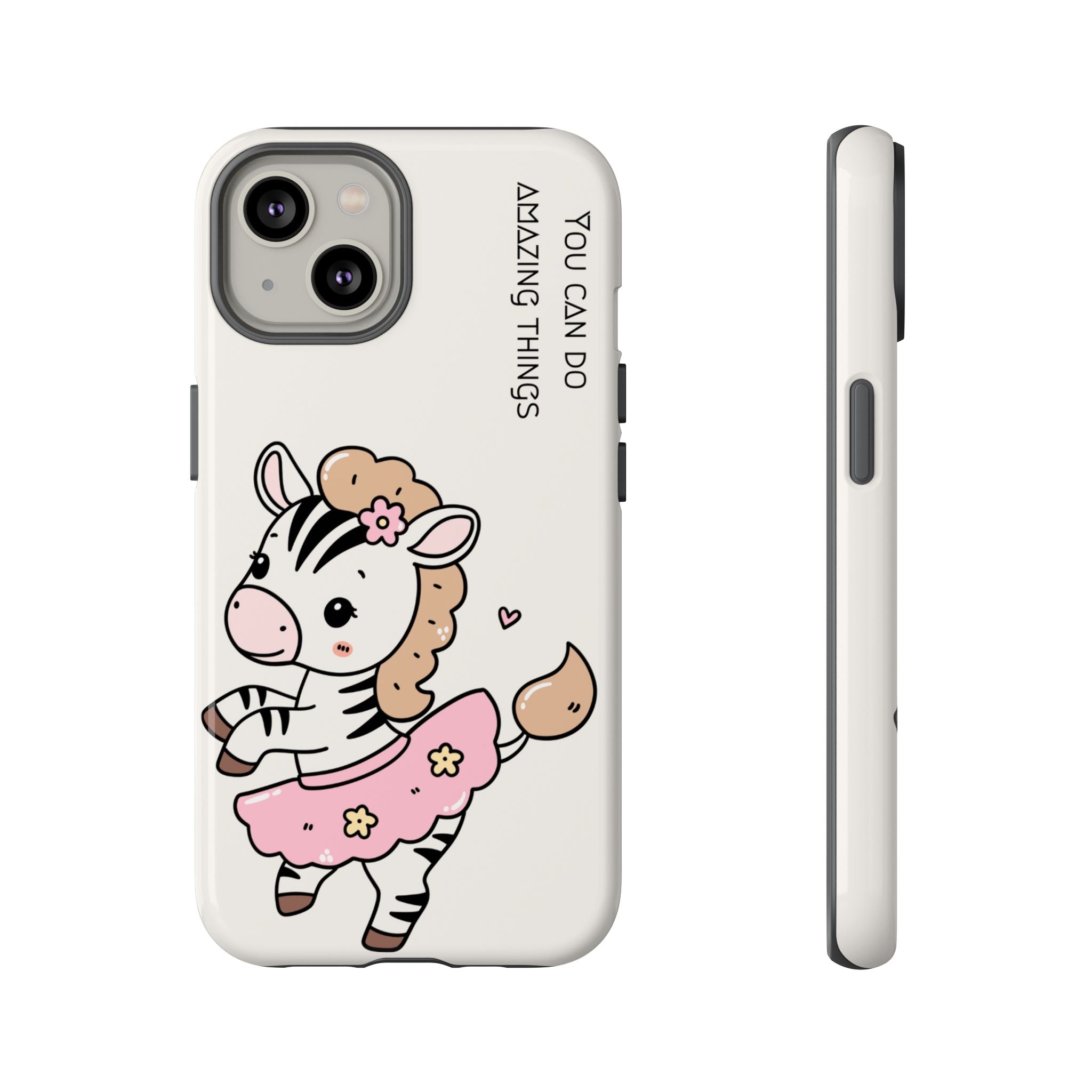 Ballerina tlf deksel zebra