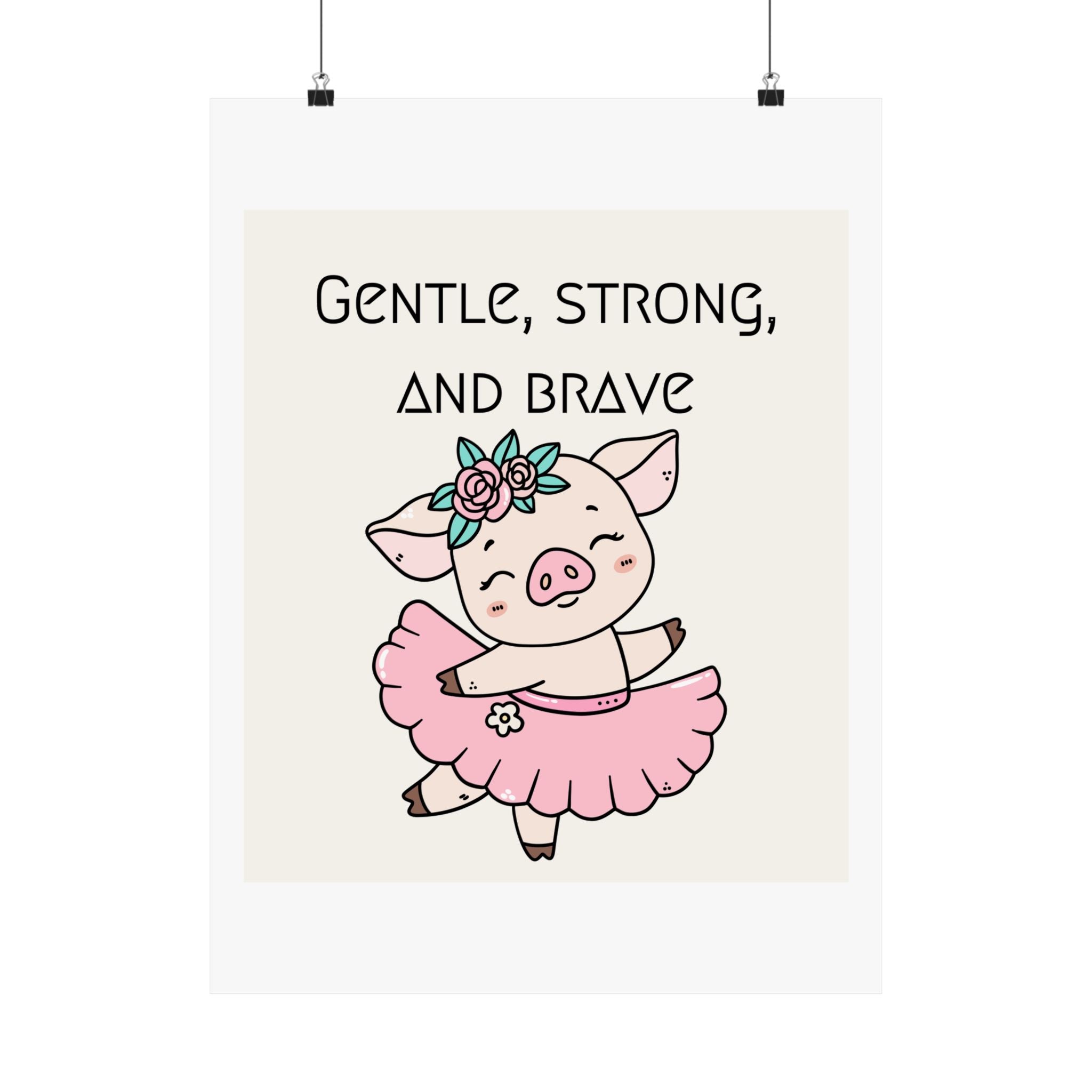 Ballerina Poster gris