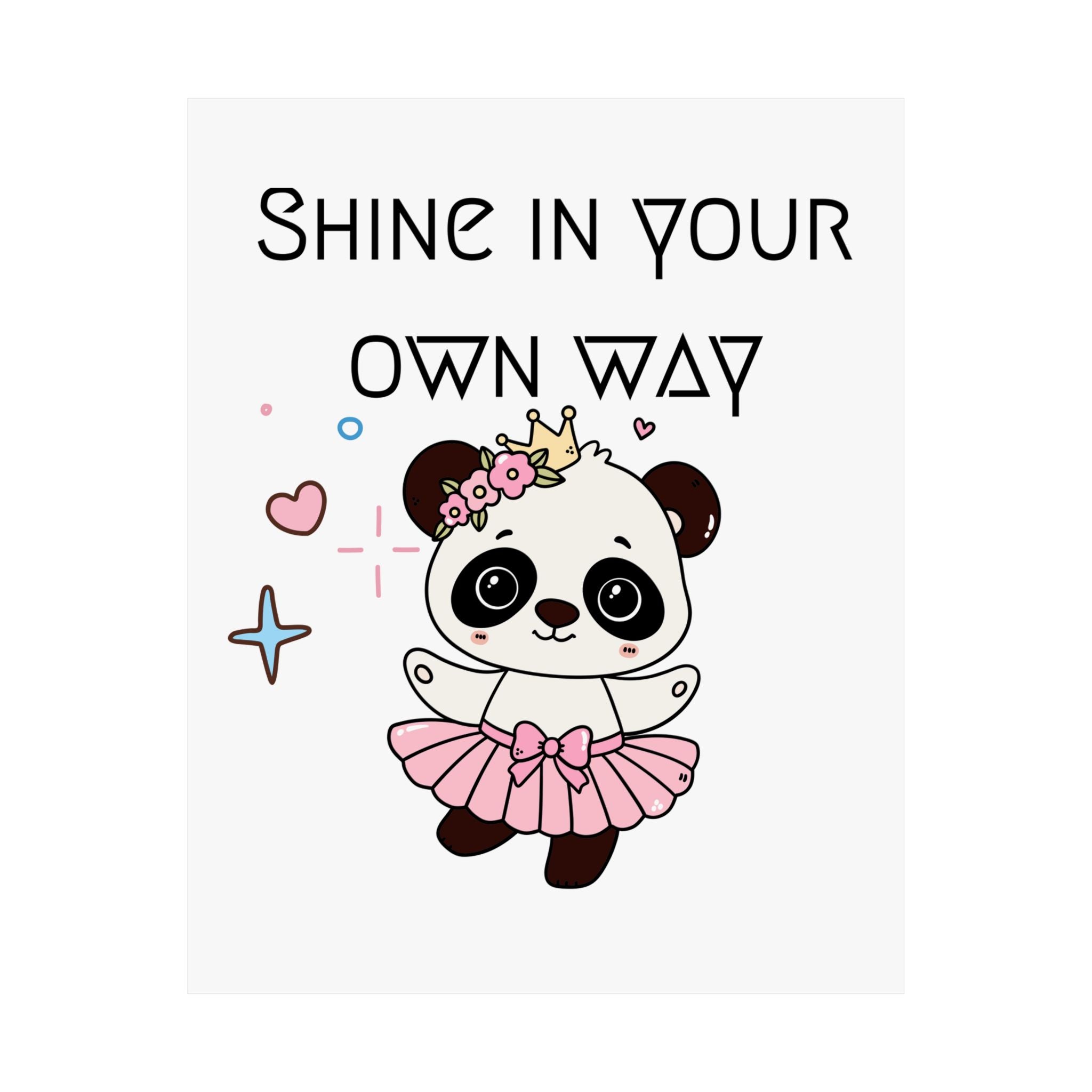 Ballerina poster panda