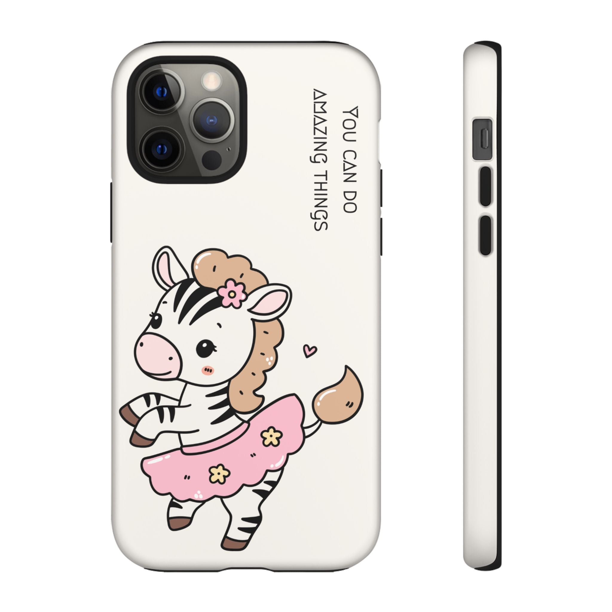 Ballerina tlf deksel zebra