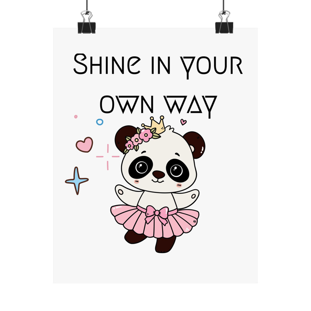 Ballerina poster panda